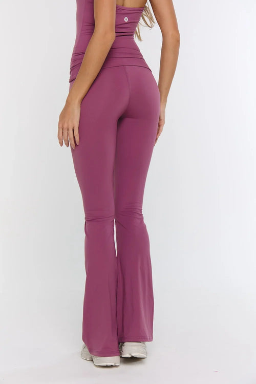 Astoria Women's Airvive Foldover Flare Leggings