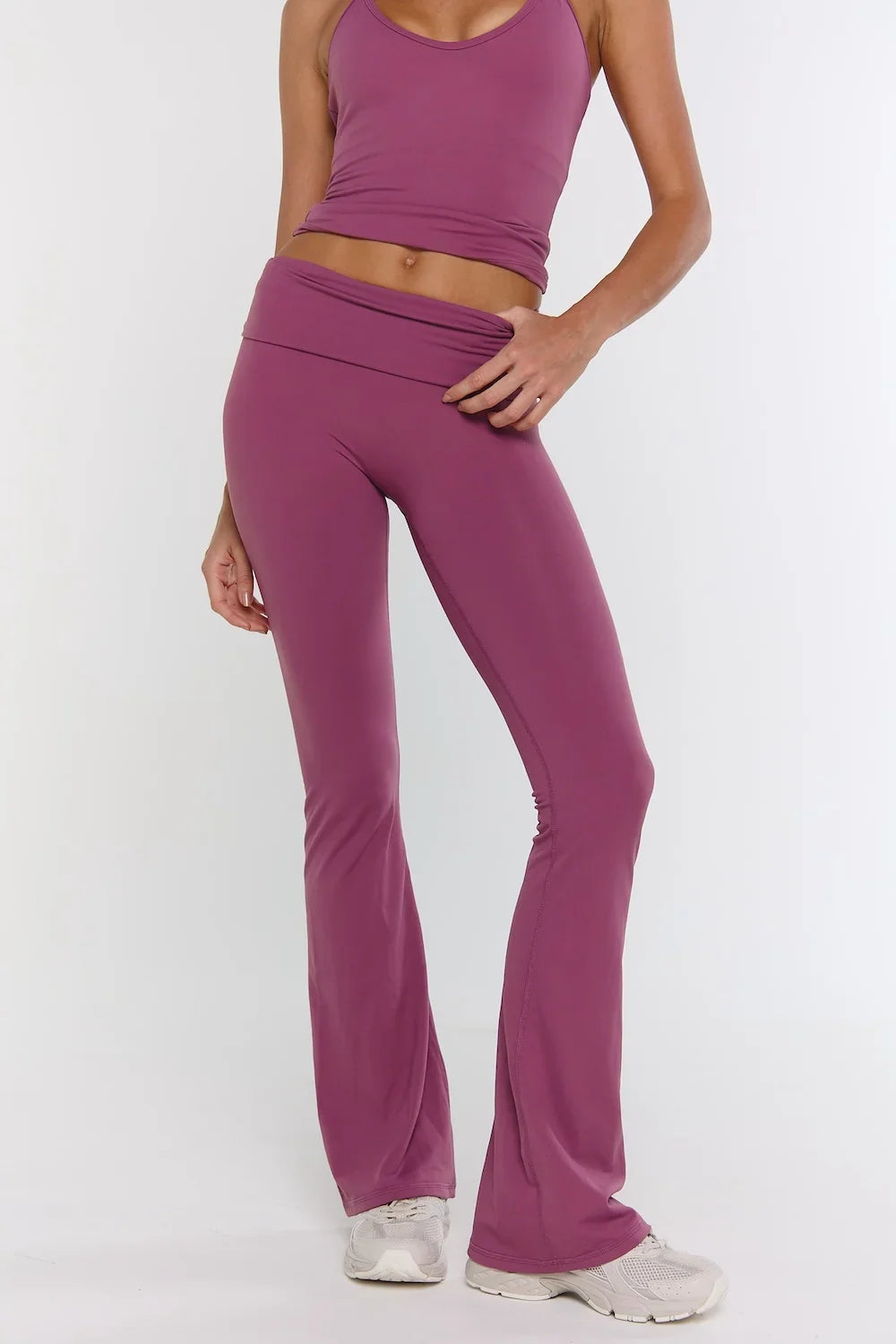 Astoria Women's Airvive Foldover Flare Leggings