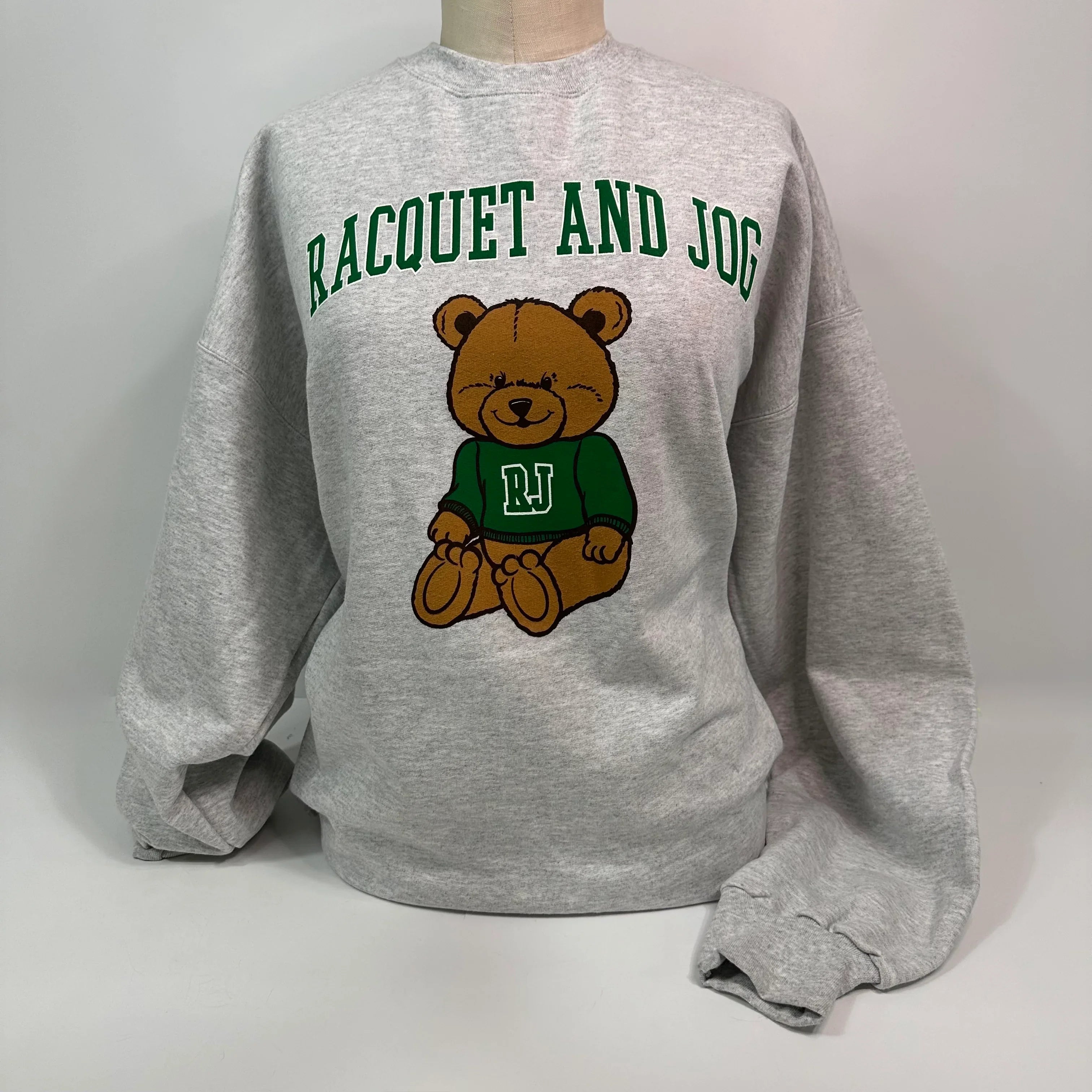 Racquet & Jog Teddy Bear Crewneck