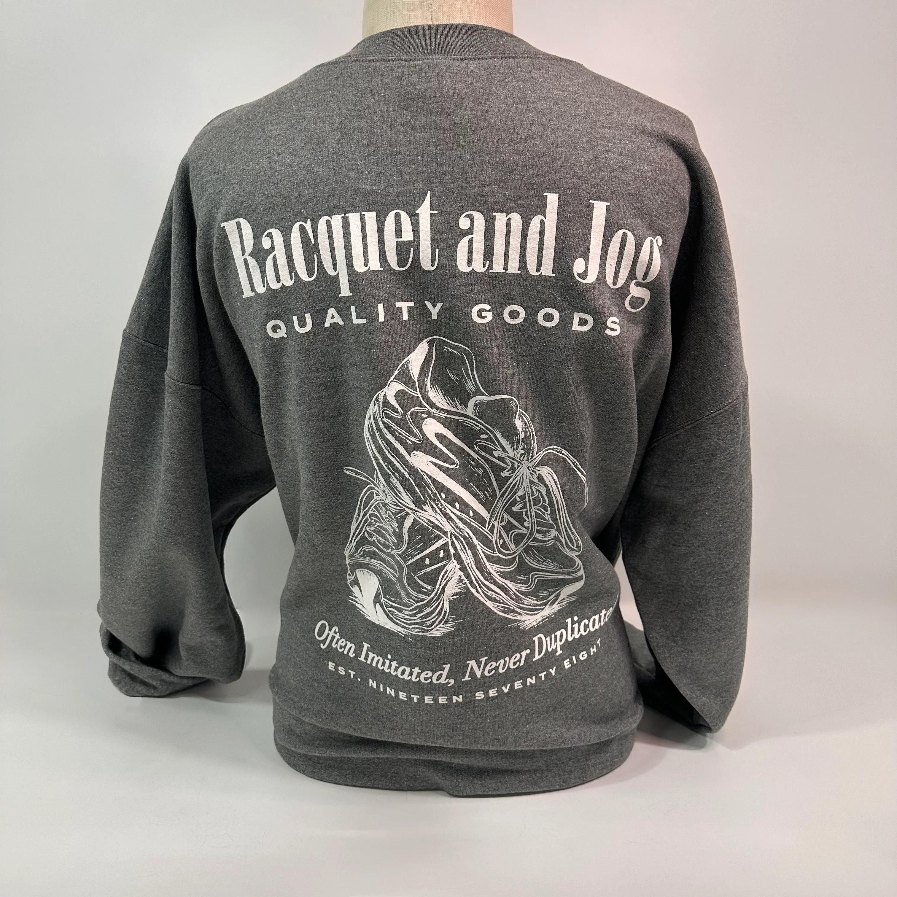 Racquet & Jog Often Imitated Crewneck