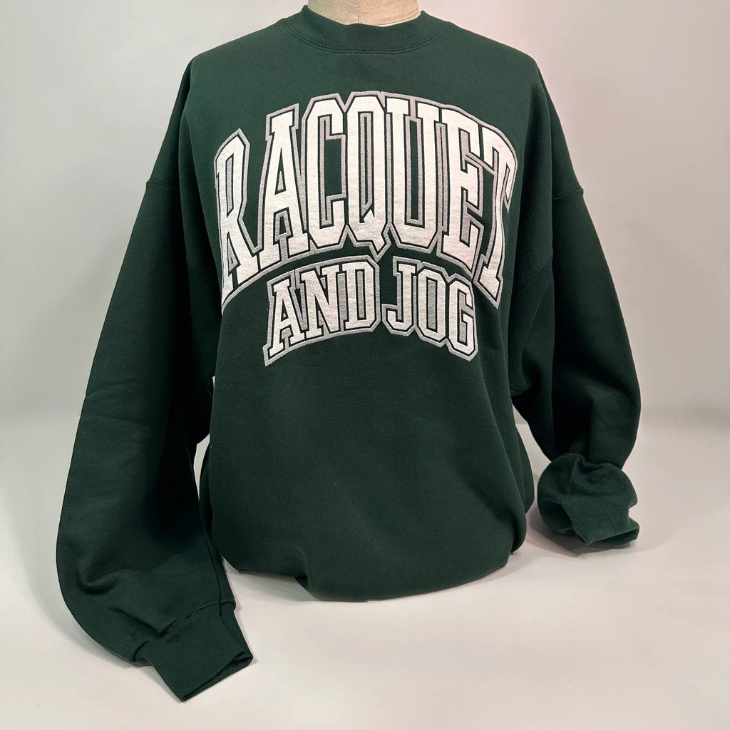 Racquet & Jog Varsity Arch Crewneck