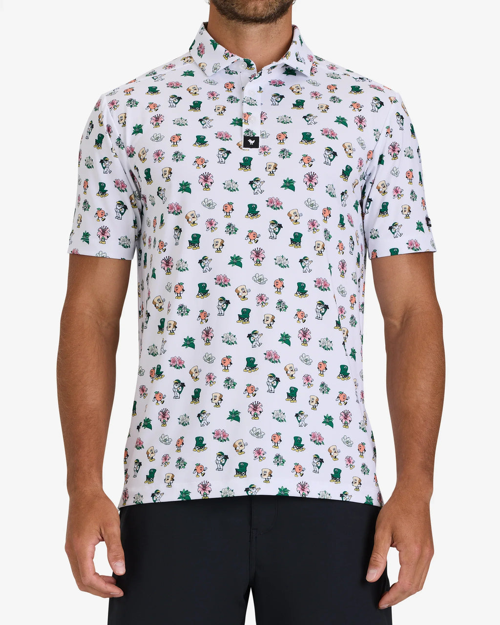 Bad Birdie Men's Core Polo Print
