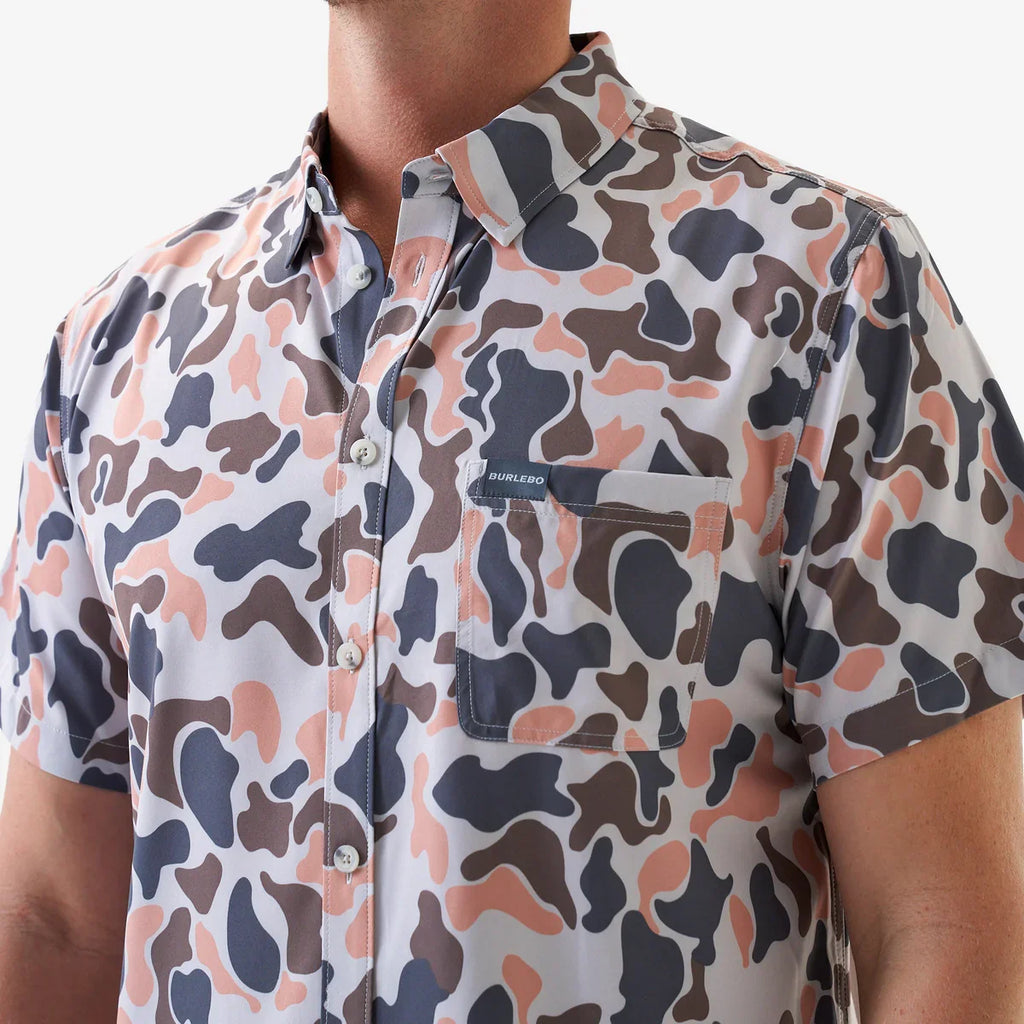 Burlebo Men's Performance Button Up