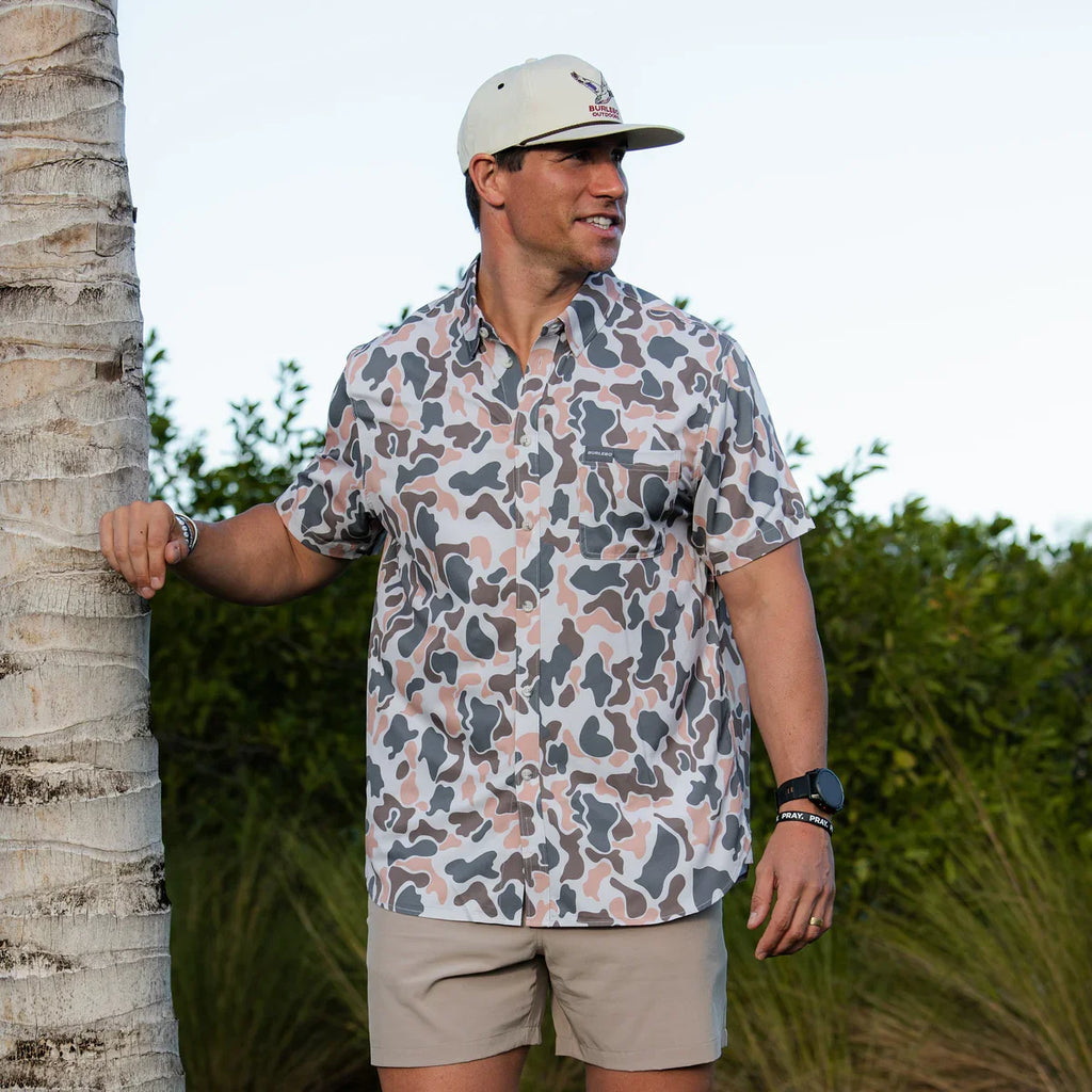 Burlebo Men's Performance Button Up