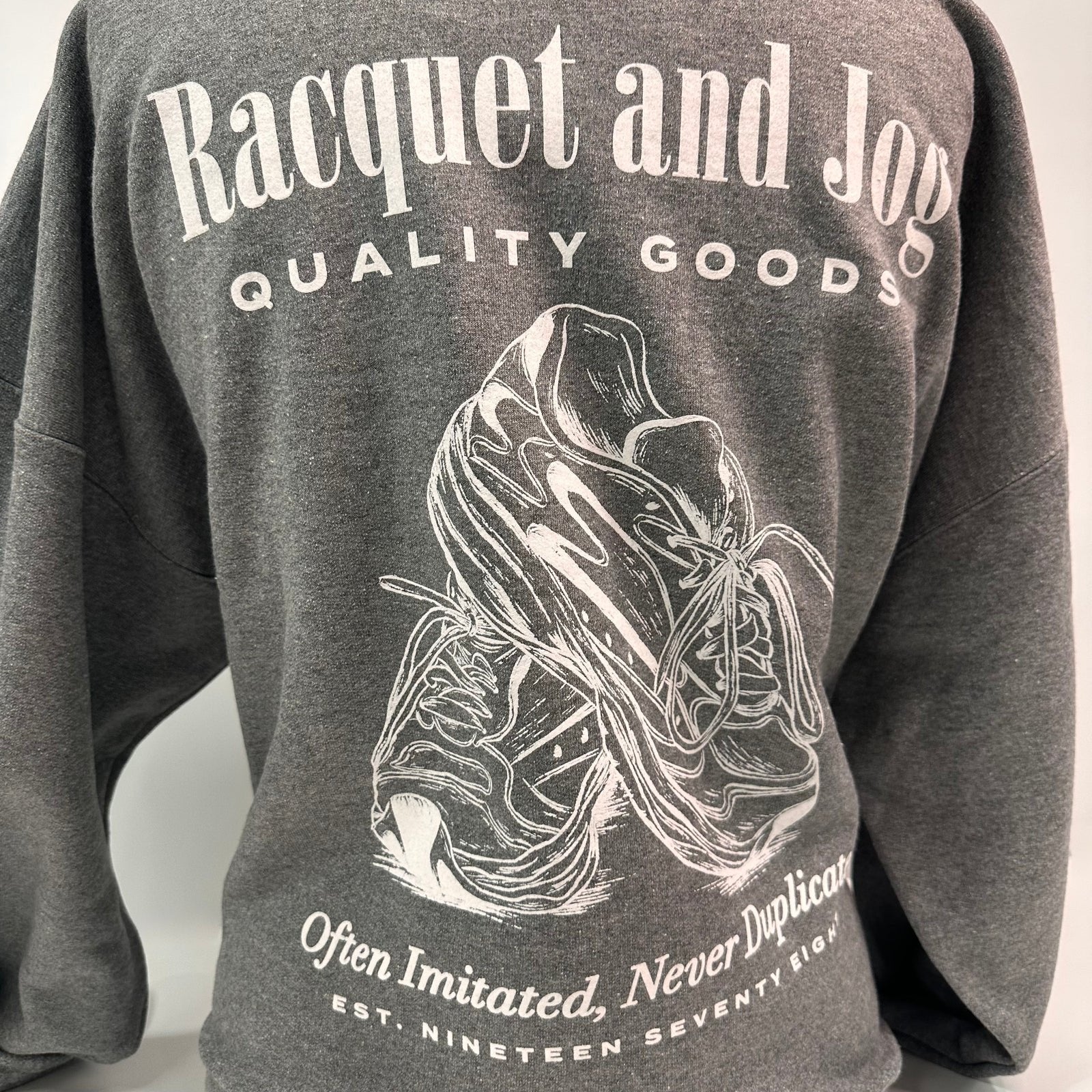 Racquet & Jog Often Imitated Crewneck