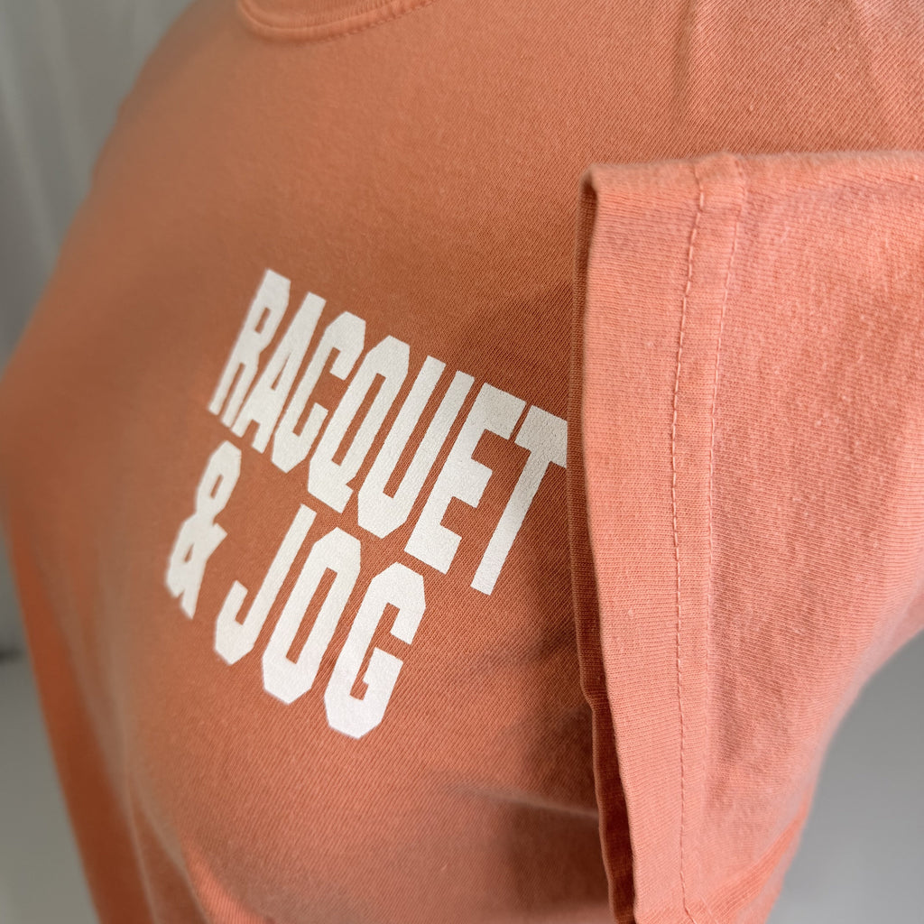 Racquet & Jog Old School Blue Seersucker Tee