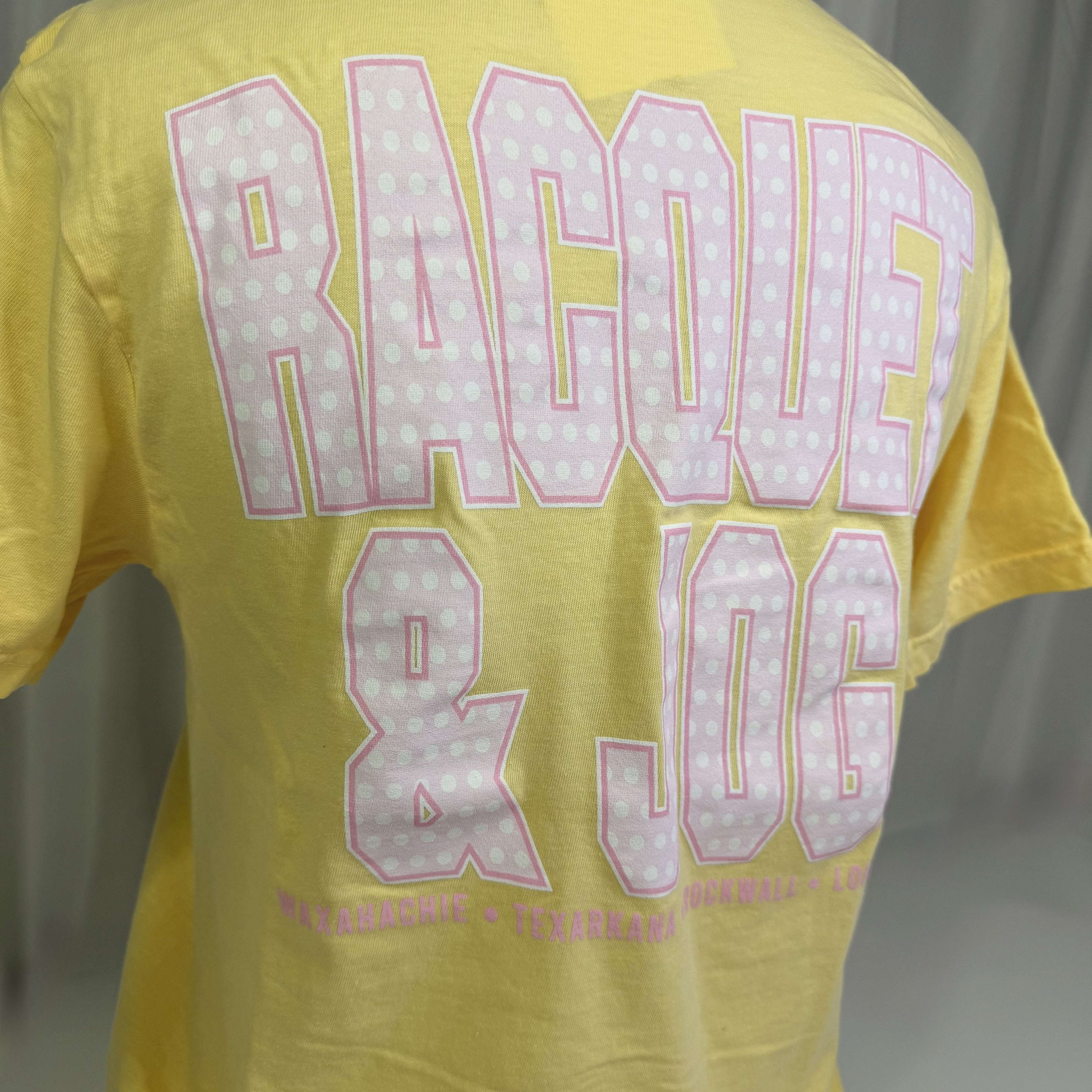 Racquet & Jog Old School Polka Print Tee