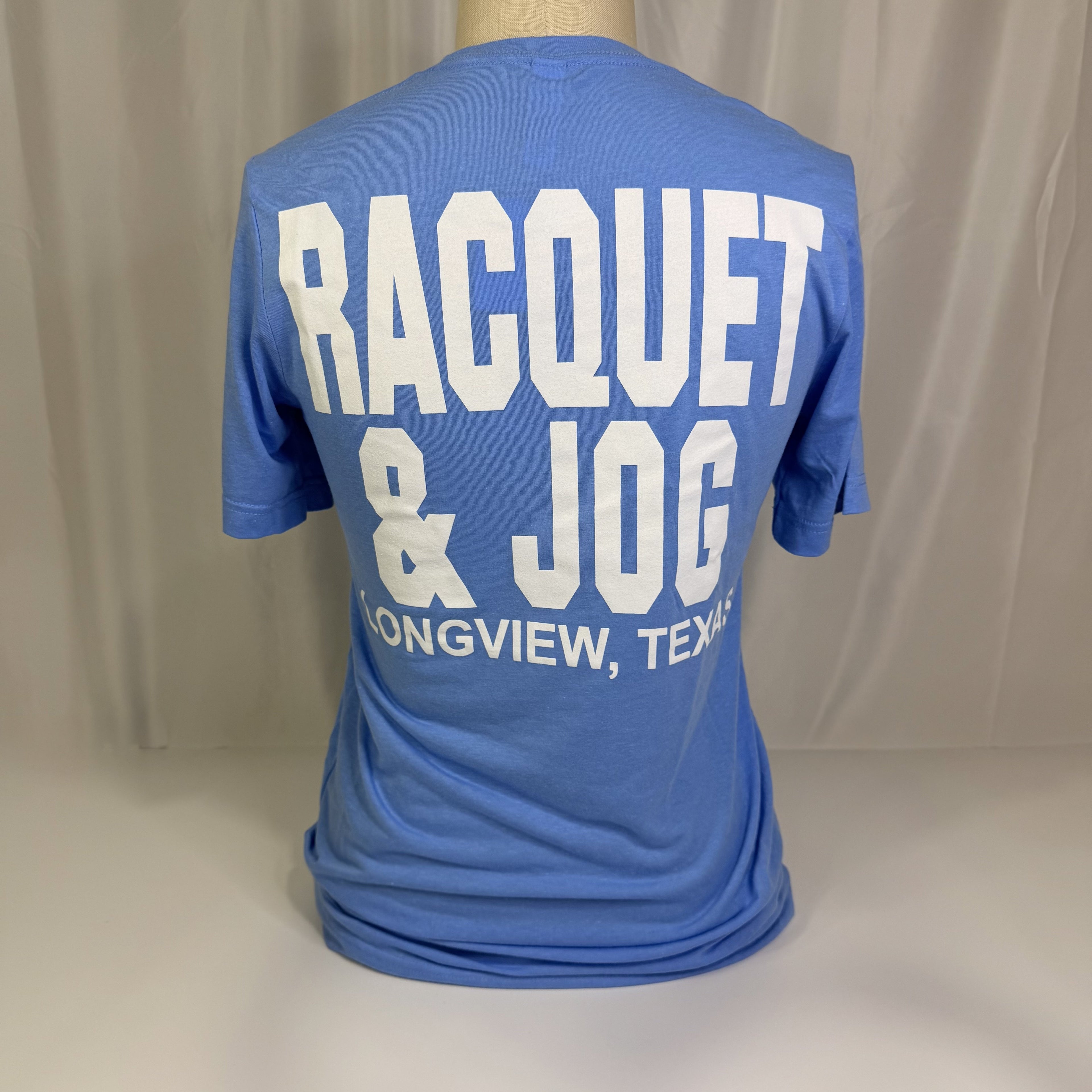 Racquet & Jog Old School Tri-Blend Tee (Short Sleeve)