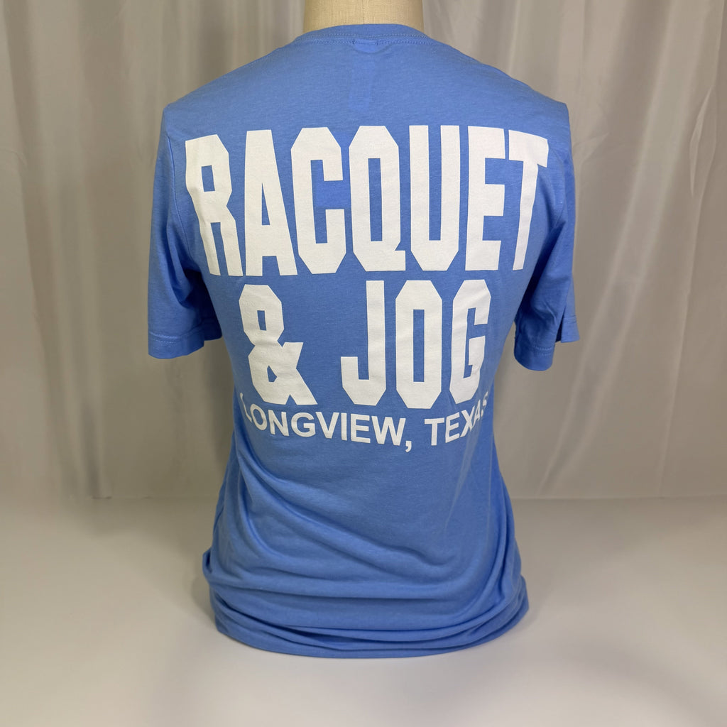 Racquet & Jog Old School Tri-Blend Tee (Short Sleeve)