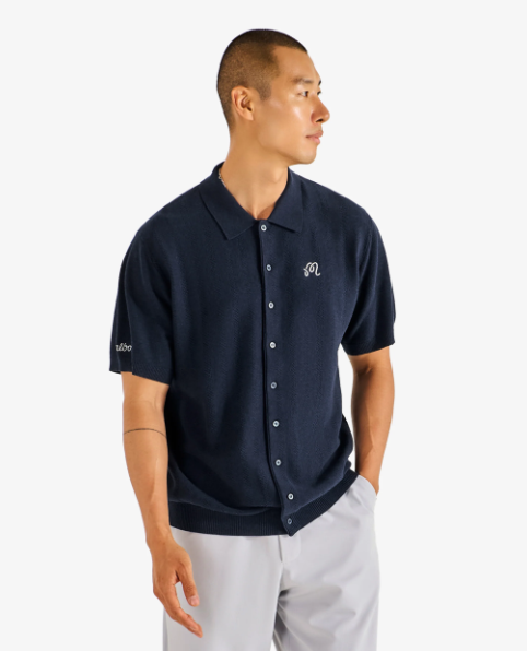 Malbon Men's Crosscut Polo