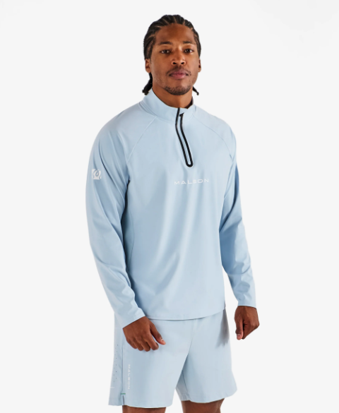 Malbon Men's Performance Raglan Quarter Zip