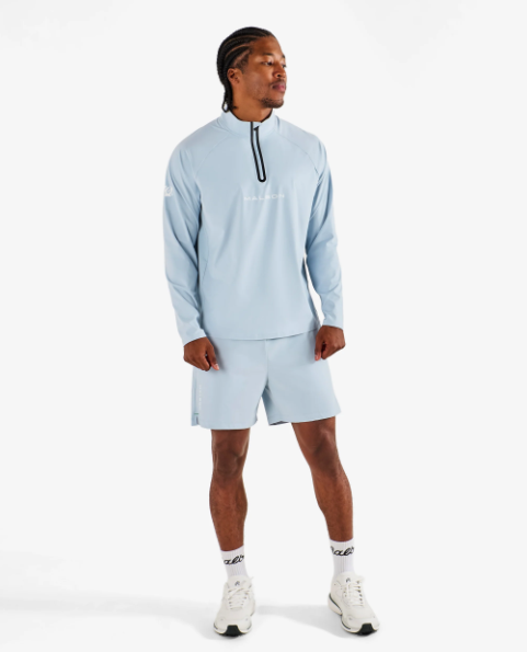 Malbon Men's Performance Raglan Quarter Zip