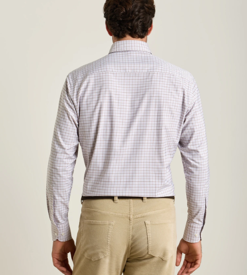 Peter Millar Men's Axel Performance Twill Sport Shirt