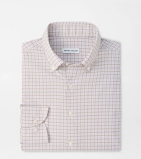 Peter Millar Men's Axel Performance Twill Sport Shirt