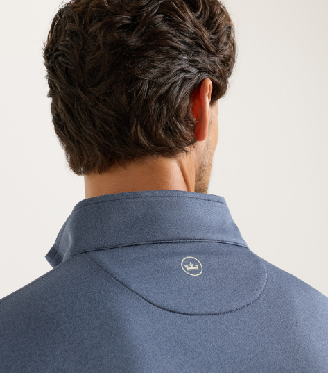 Peter Millar Men's Perth Mélange Performance Quarter-Zip