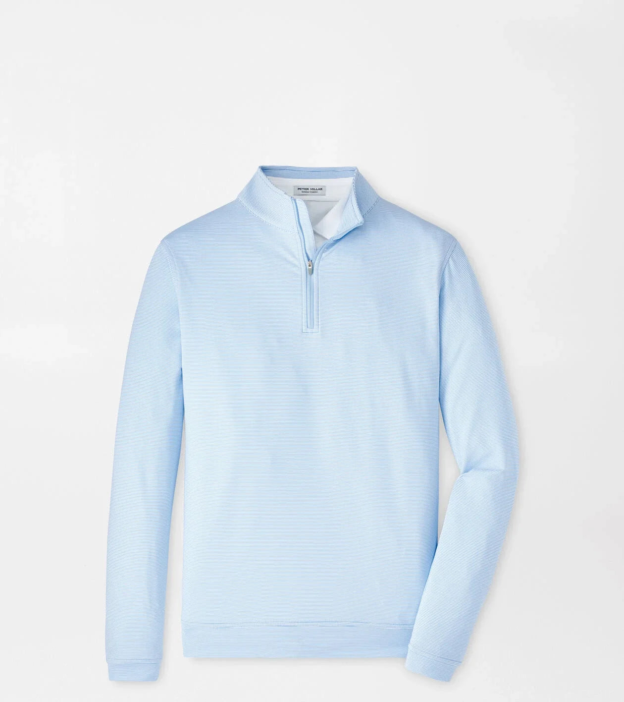 Peter Millar Men's Perth Sugar Stripe Performance Quarter-Zip