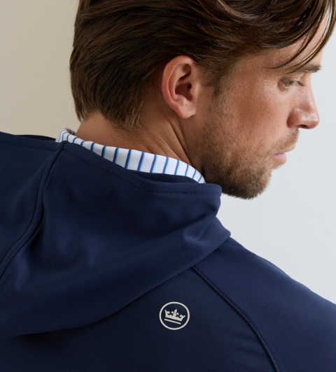 Peter Millar Men's Pine Performance Hoodie