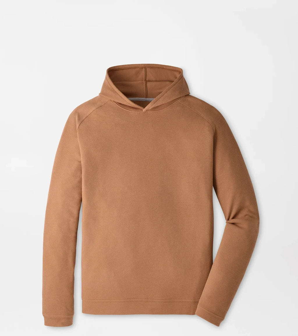 Peter Millar Men's Pine Waffle Performance Hoodie