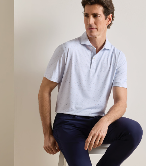 Peter Millar Men's Campania Performance Jersey Polo