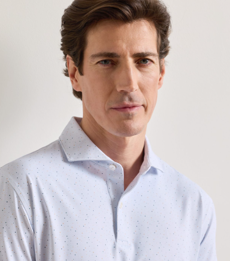 Peter Millar Men's Campania Performance Jersey Polo