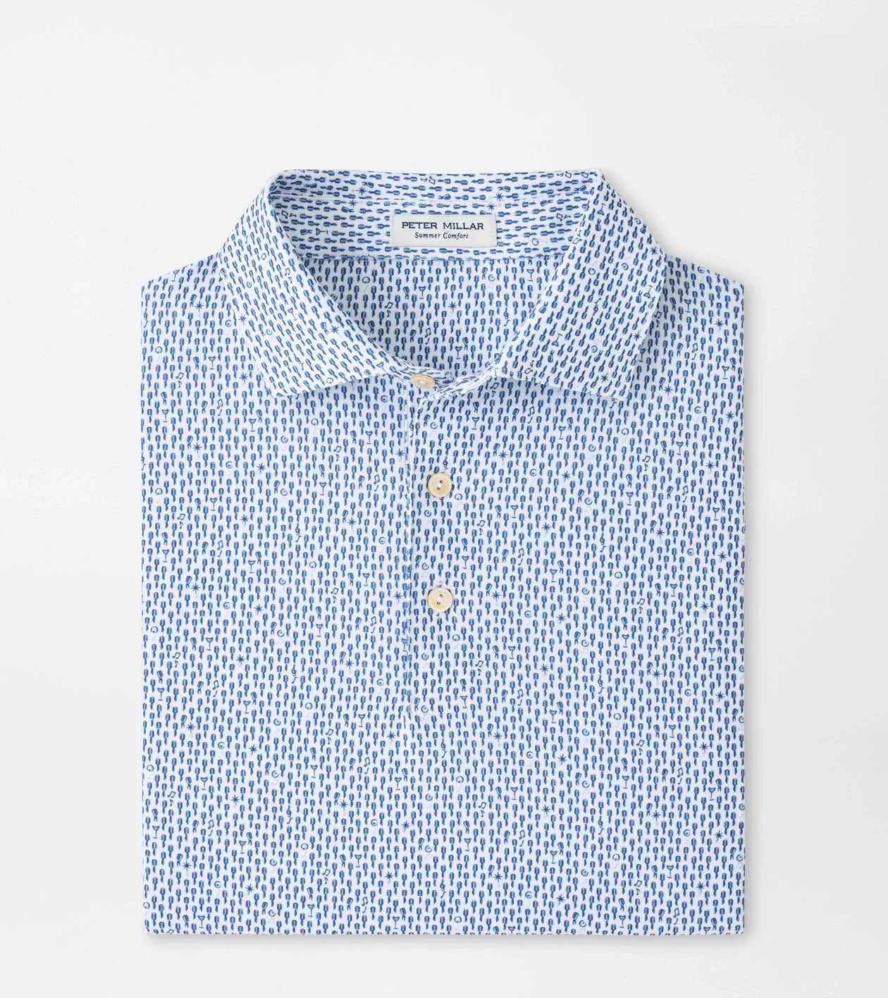 Peter Millar Men's Casino Night Performance Jersey Polo