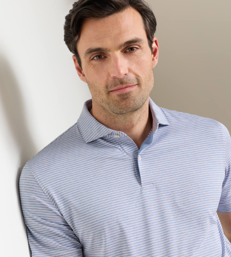 Peter Millar Men's Timbre Performance Jersey Polo