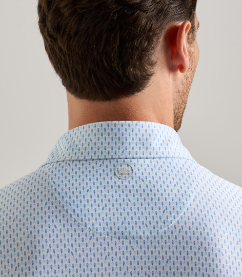 Peter Millar Men's Weekend Wake Performance Jersey Polo