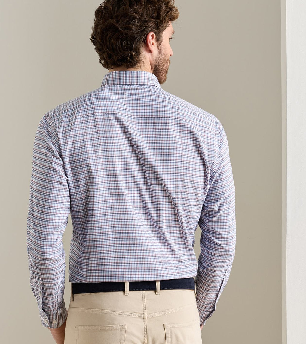 Peter Millar Men's Wayne Performance Twill Sport Shirt