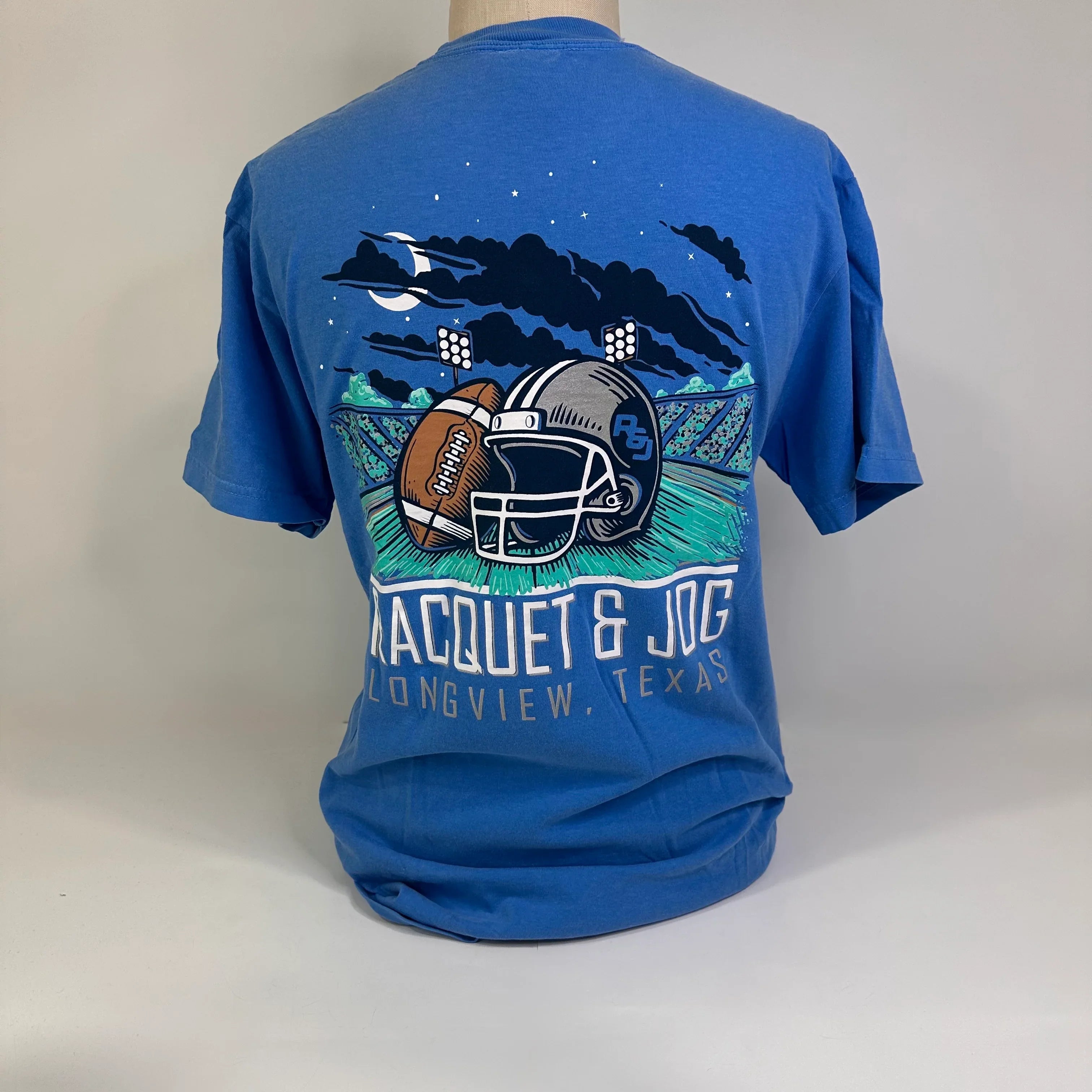 Racquet & Jog Specialty Football Tee