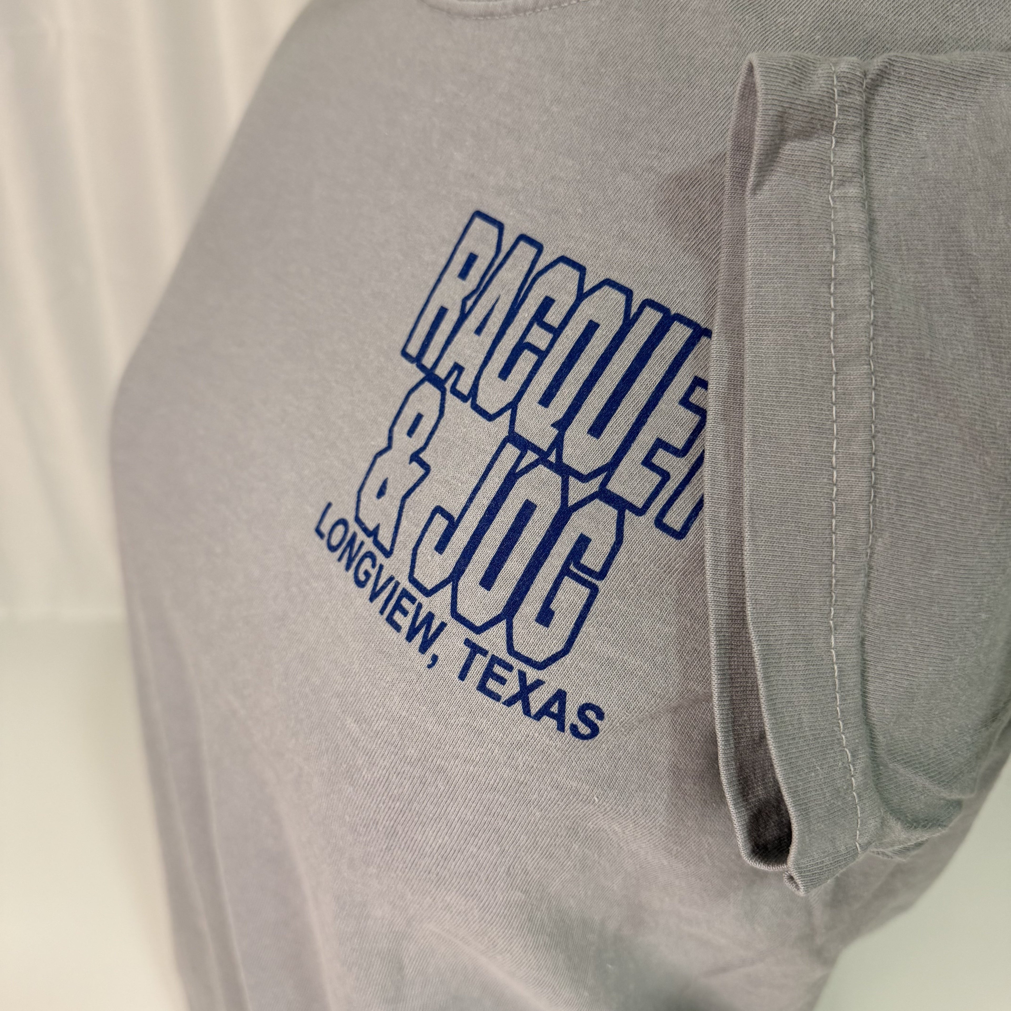 Racquet & Jog Old School Outline Tee