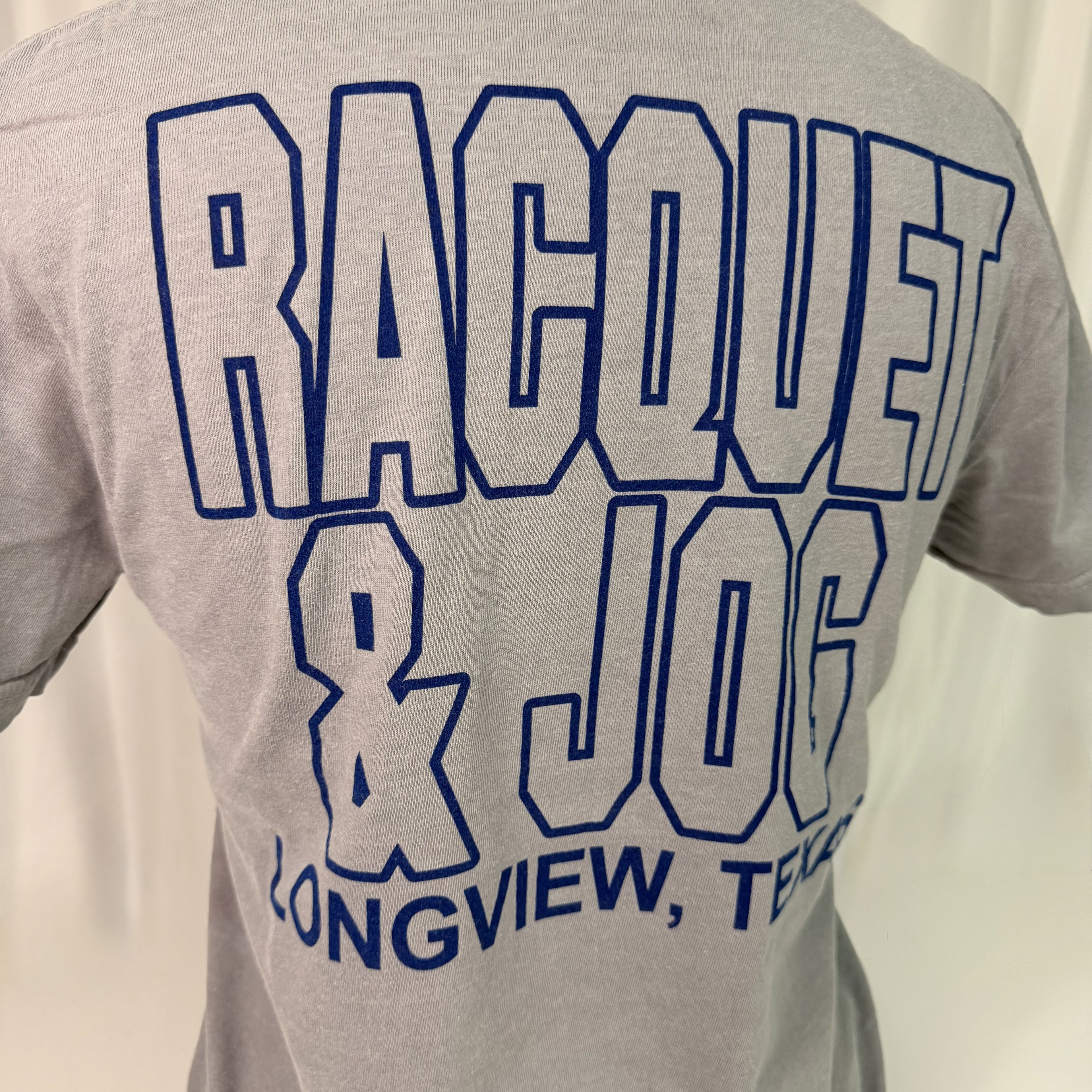 Racquet & Jog Old School Outline Tee