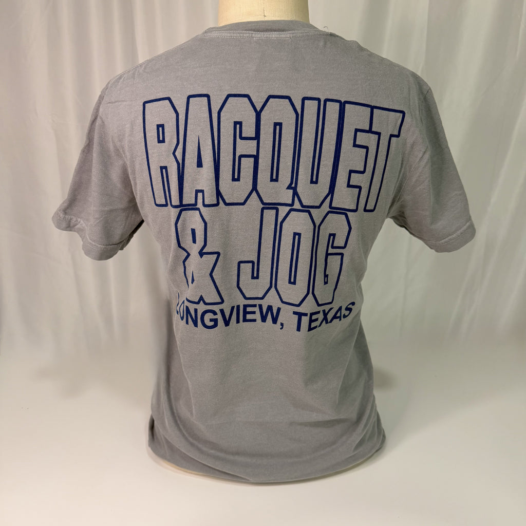 Racquet & Jog Old School Outline Tee