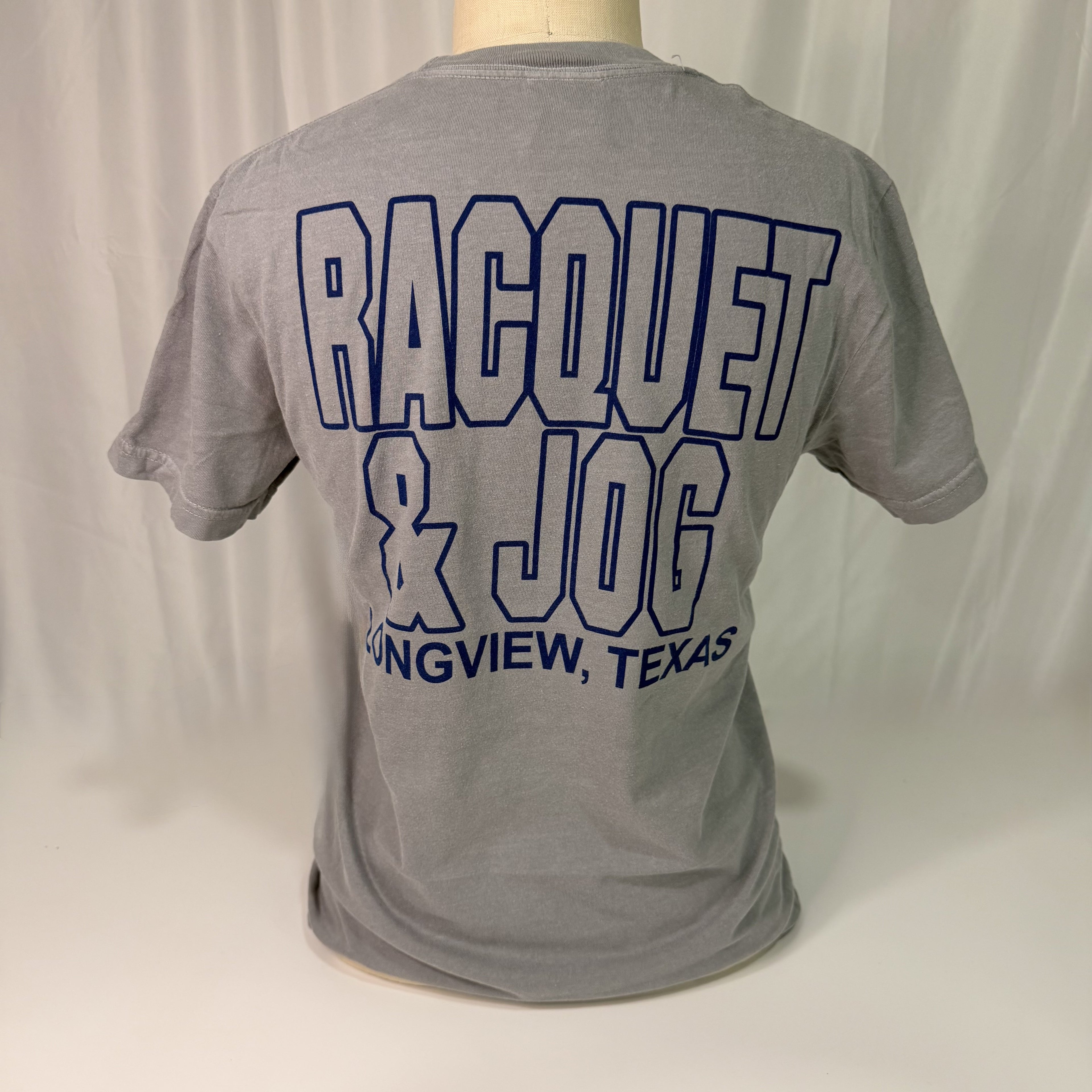 Racquet & Jog Old School Outline Tee