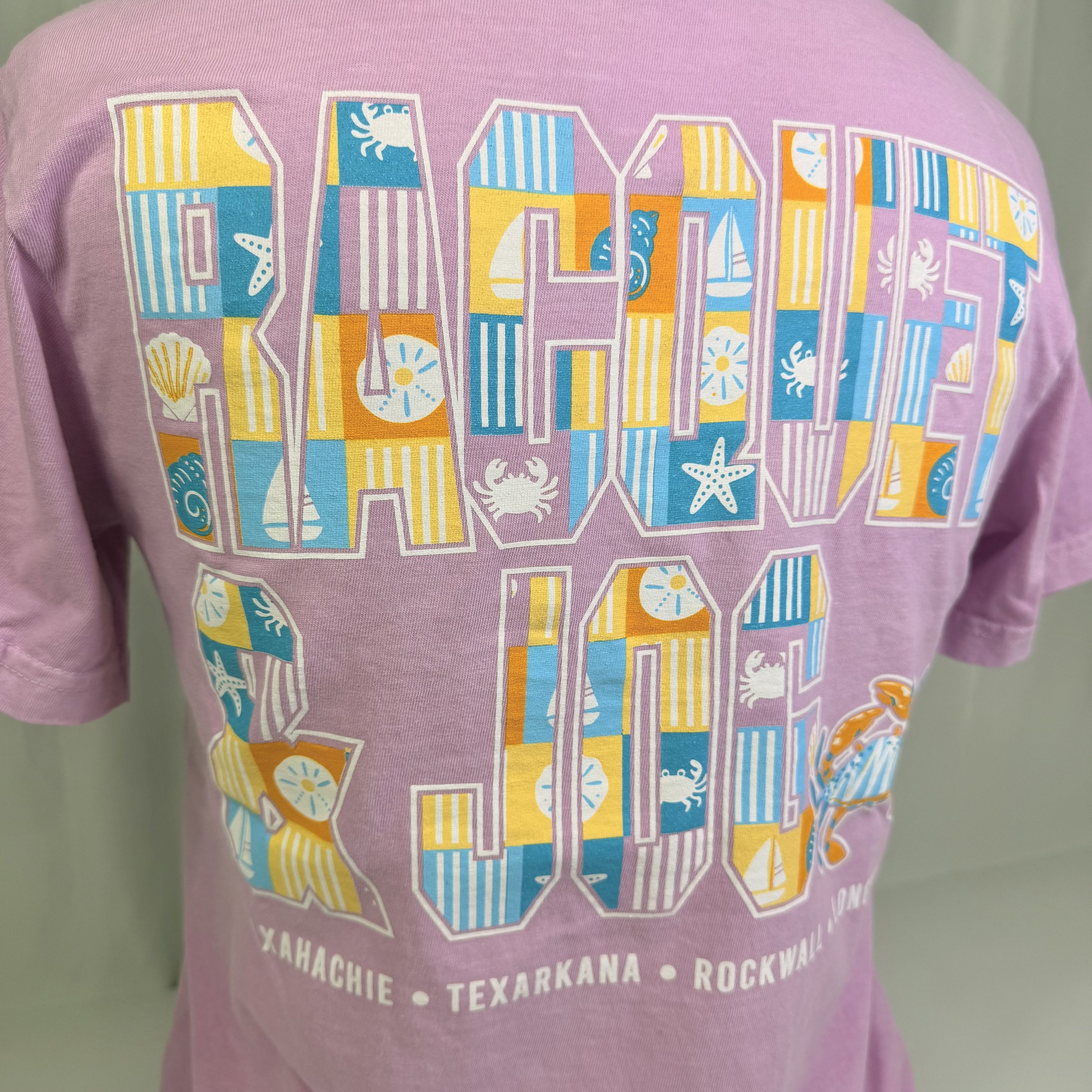 Racquet & Jog Old School Beach W/Crab Tee