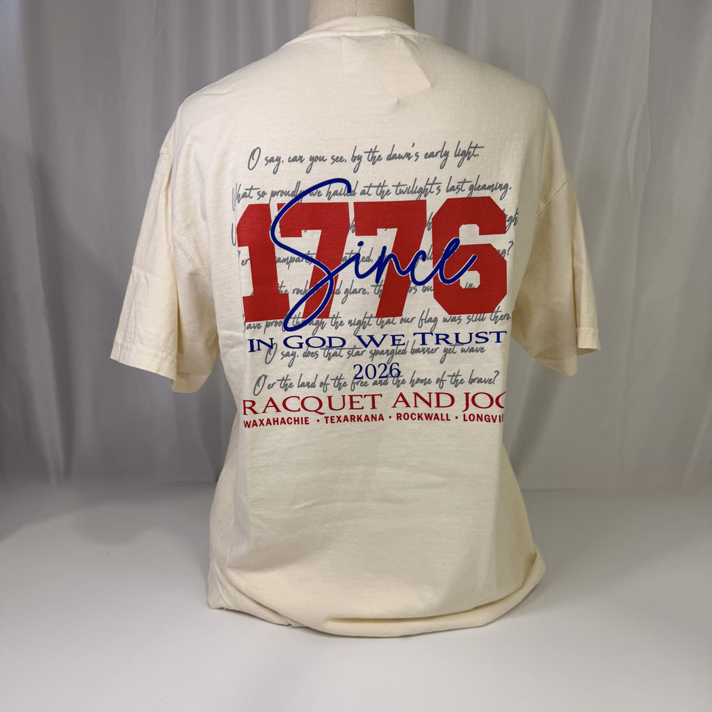 Racquet & Jog Specialty Since 1776 Tee