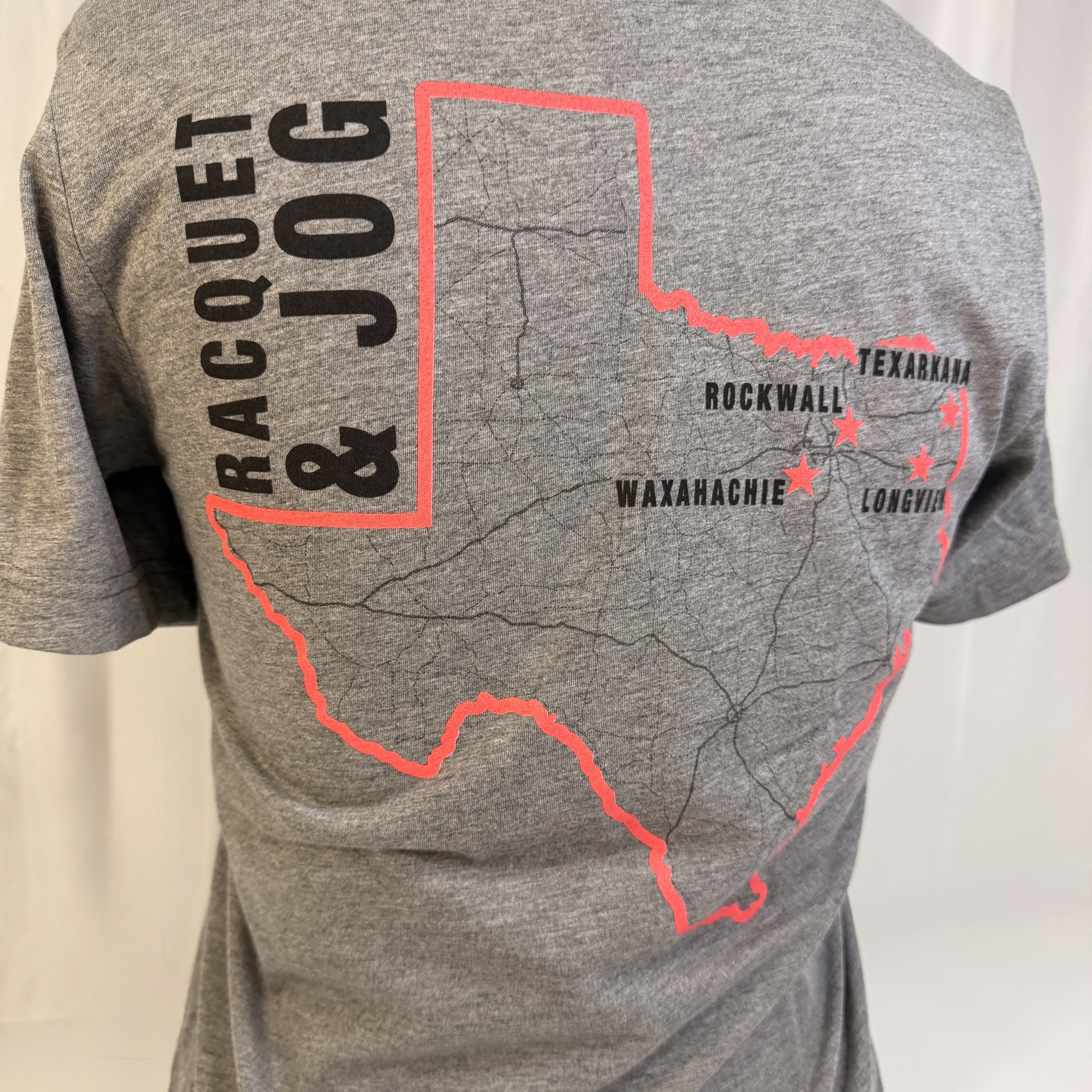 Racquet & Jog Specialty Texas Map Tee