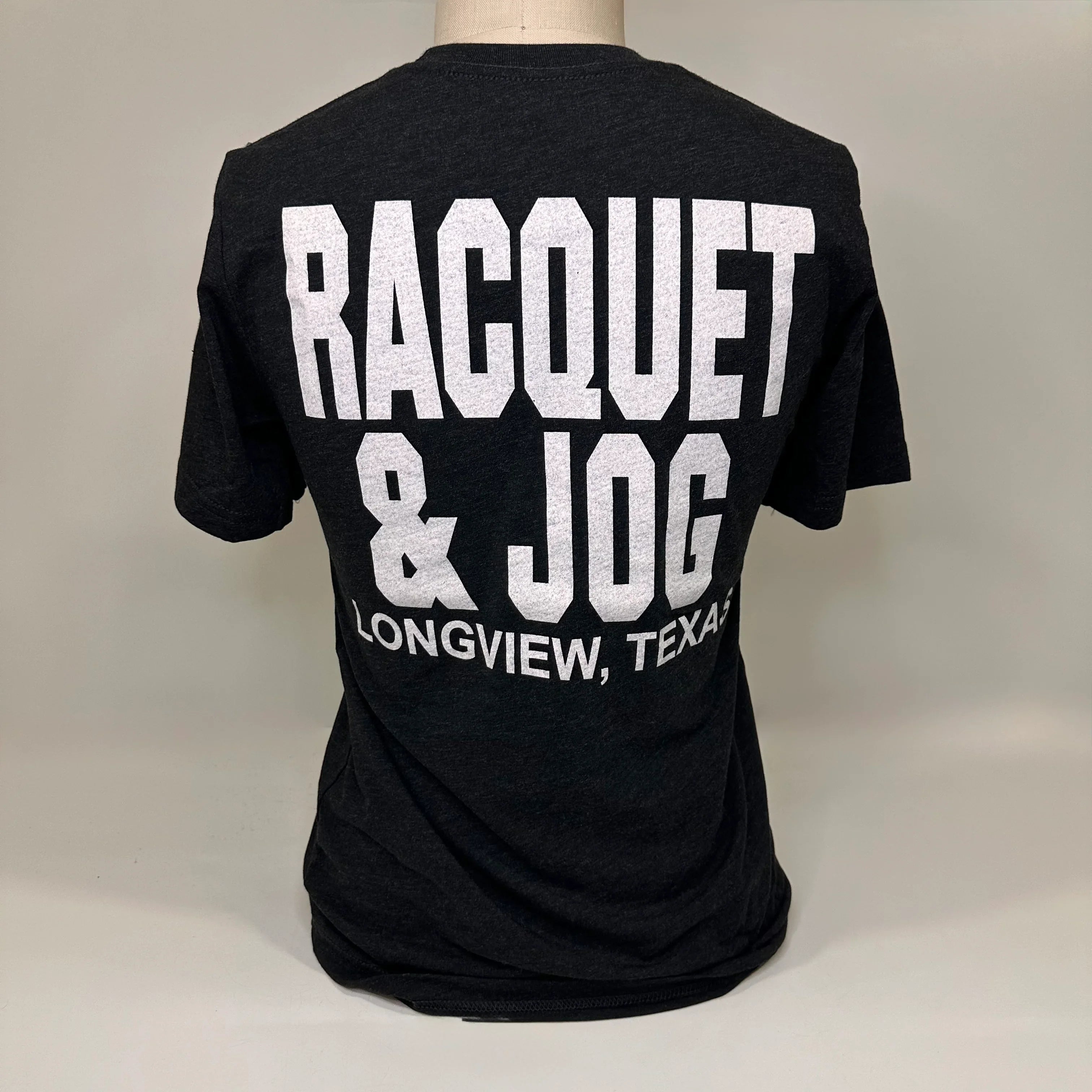 Racquet & Jog Old School Tri-Blend Tee (Short Sleeve)