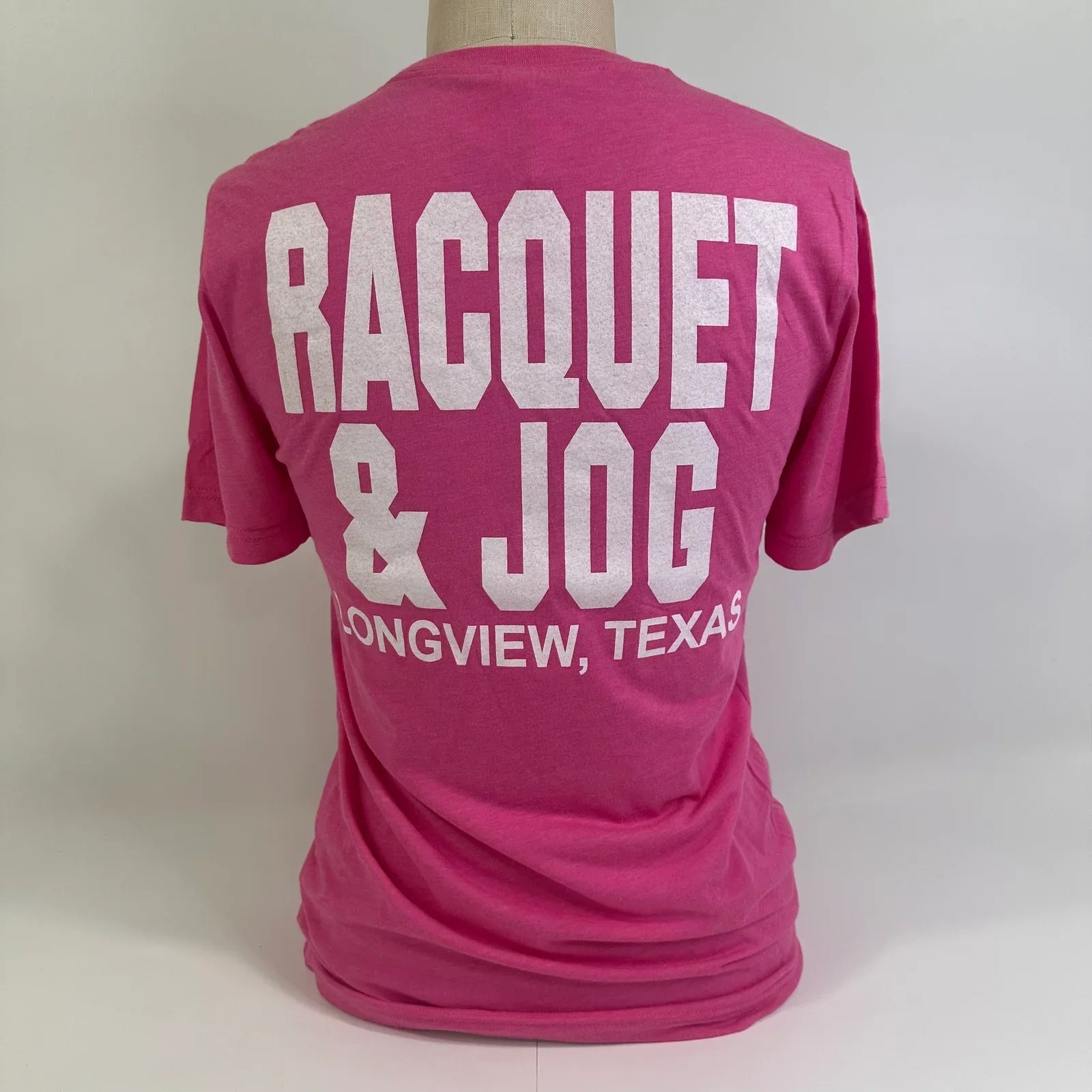 Racquet & Jog Old School Tri-Blend Tee (Short Sleeve)