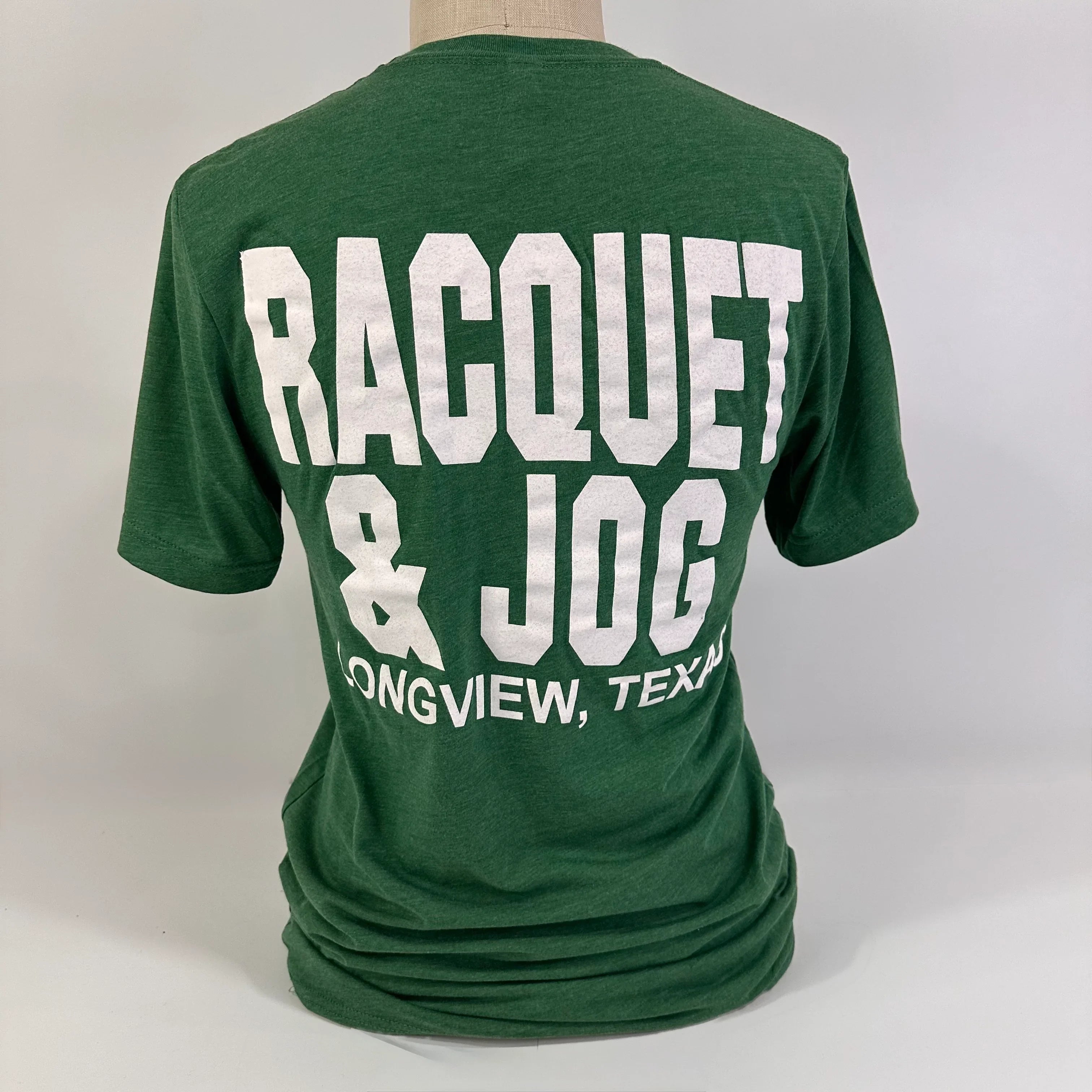 Racquet & Jog Old School Tri-Blend Tee (Short Sleeve)