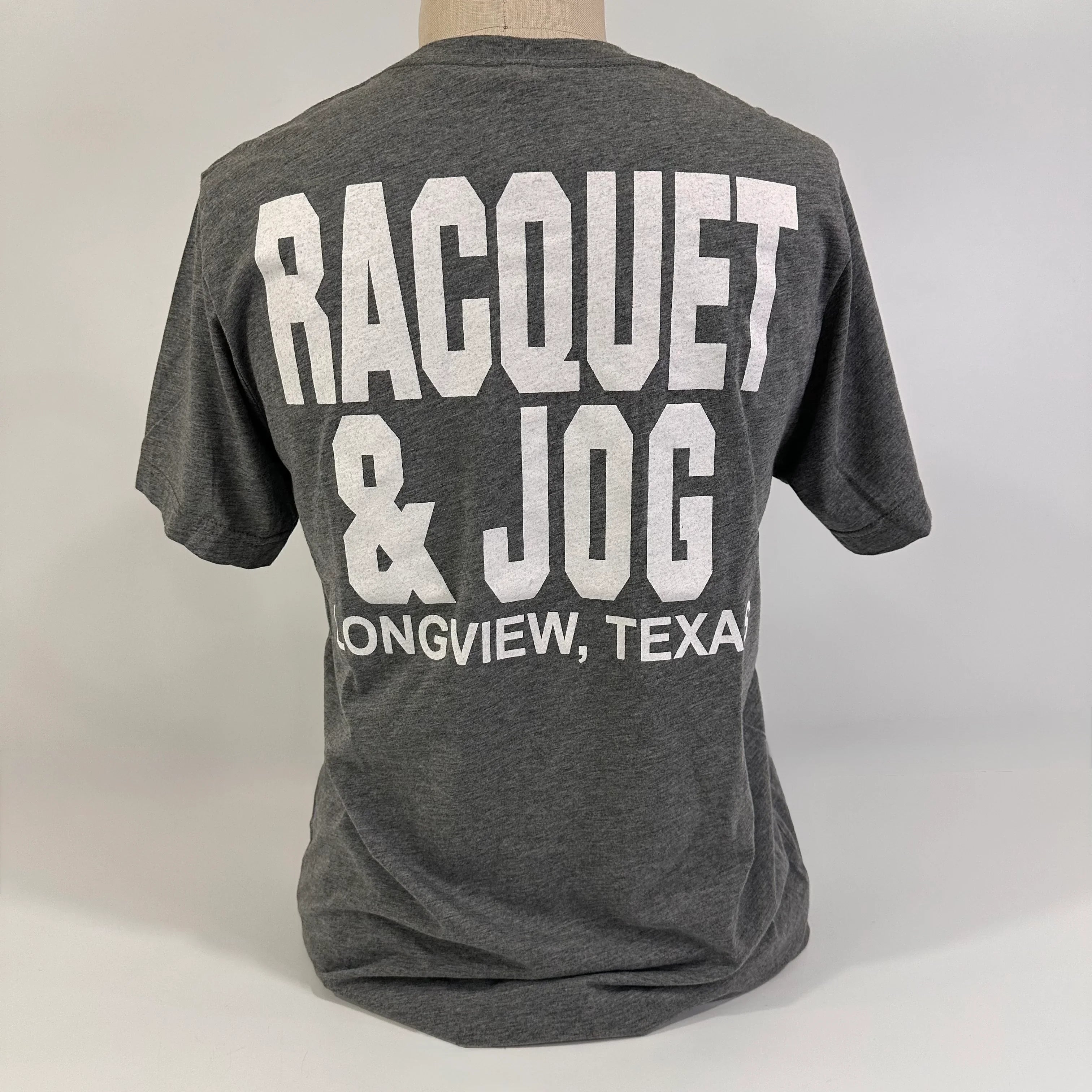 Racquet & Jog Old School Tri-Blend Tee (Short Sleeve)