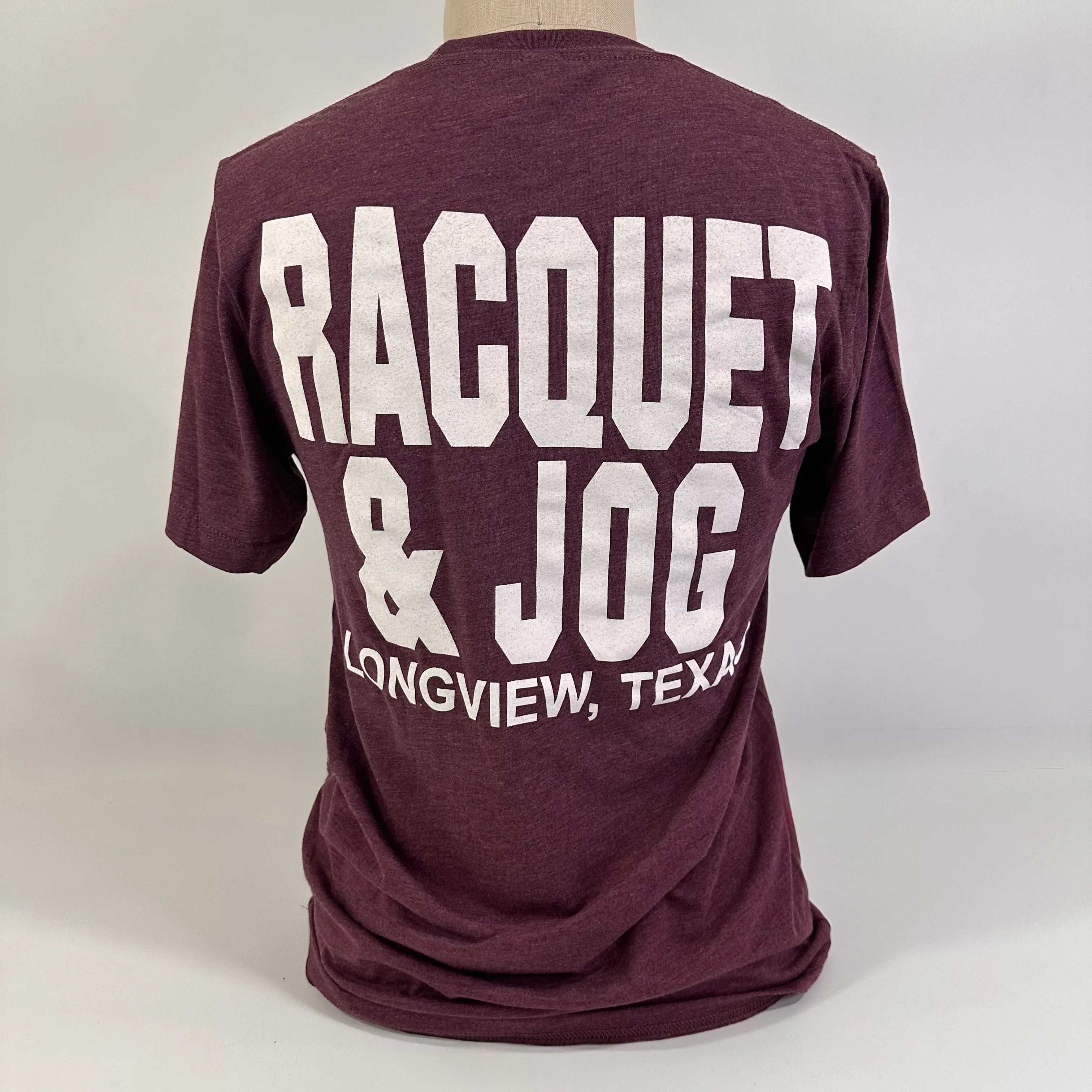 Racquet & Jog Old School Tri-Blend Tee (Short Sleeve)