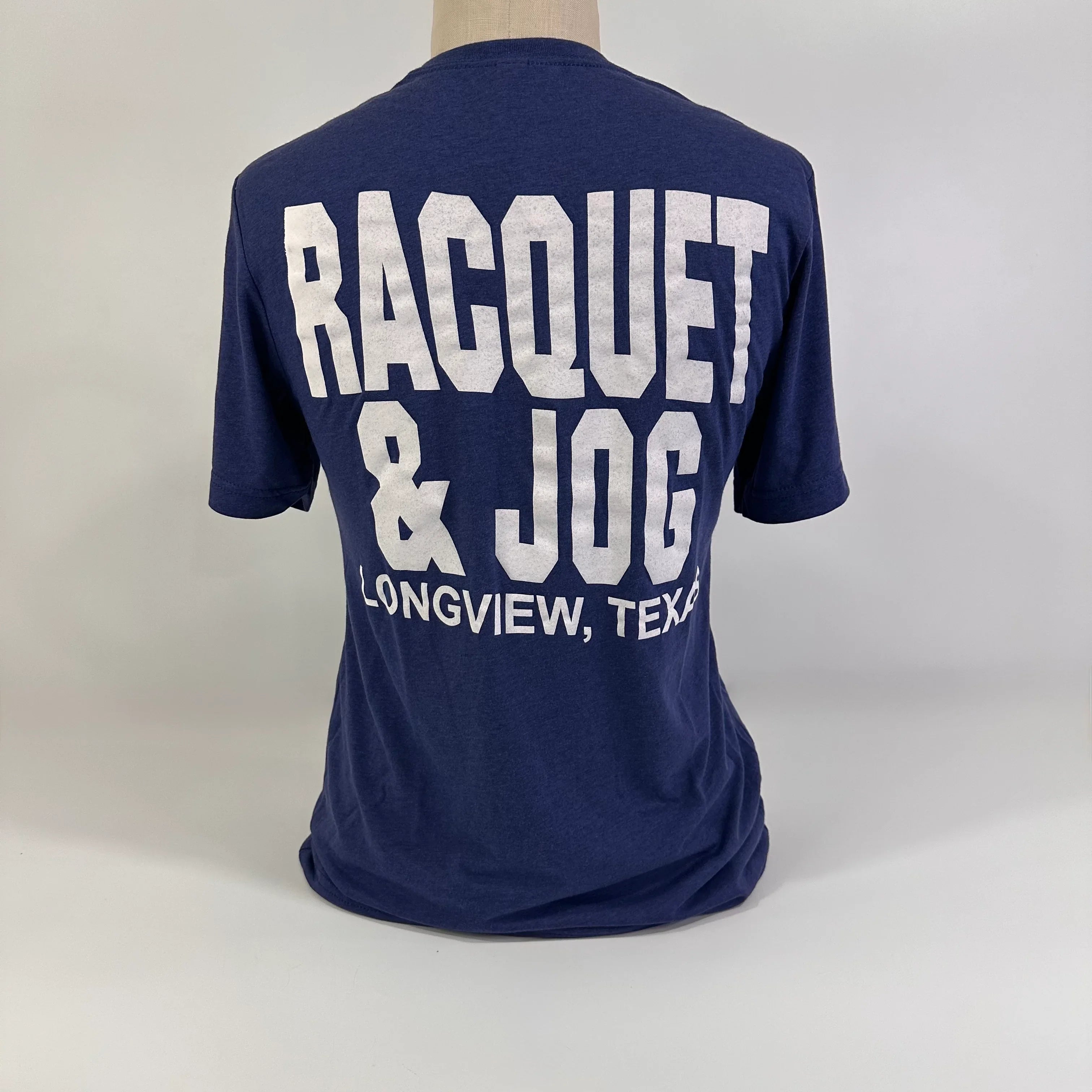 Racquet & Jog Old School Tri-Blend Tee (Short Sleeve)