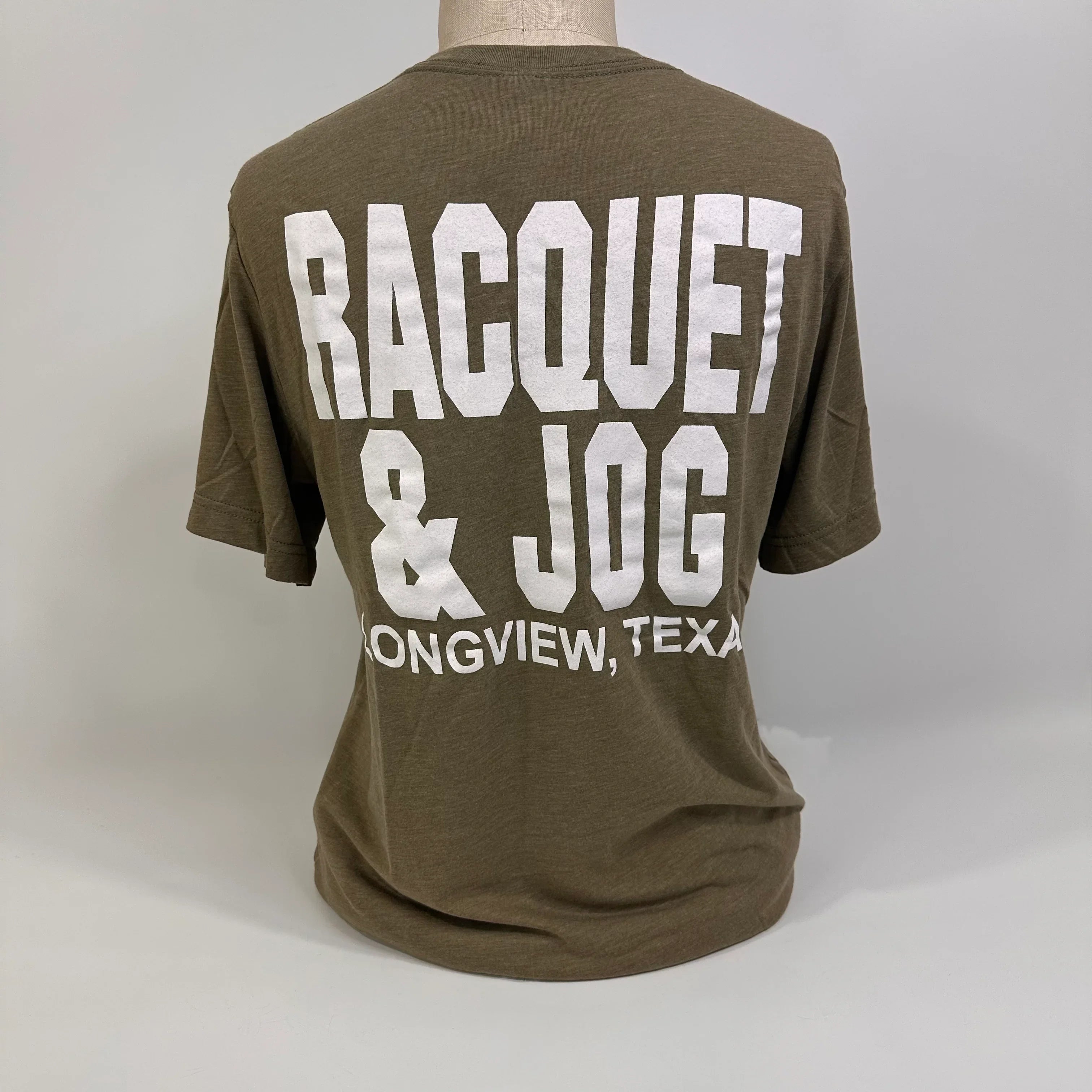 Racquet & Jog Old School Tri-Blend Tee (Short Sleeve)