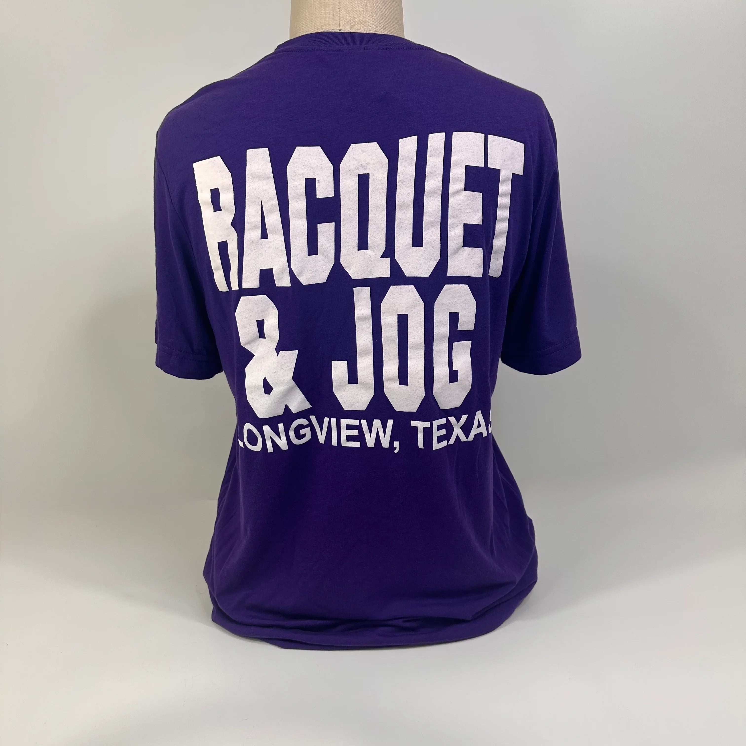 Racquet & Jog Old School Tri-Blend Tee (Short Sleeve)