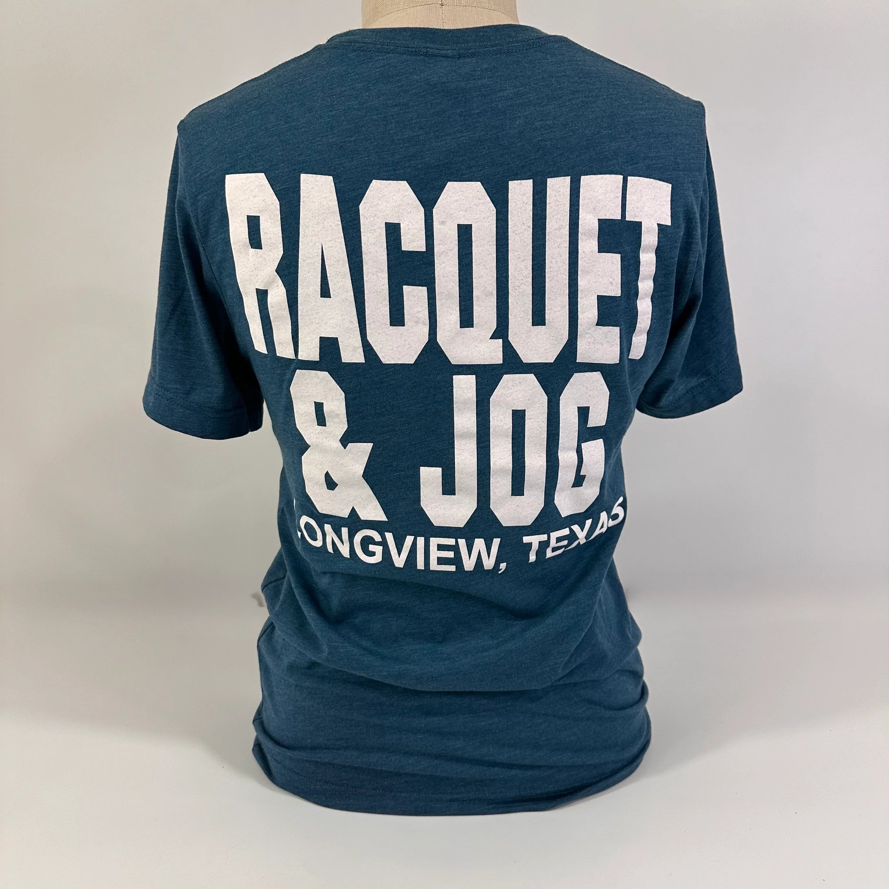 Racquet & Jog Old School Tri-Blend Tee (Short Sleeve)
