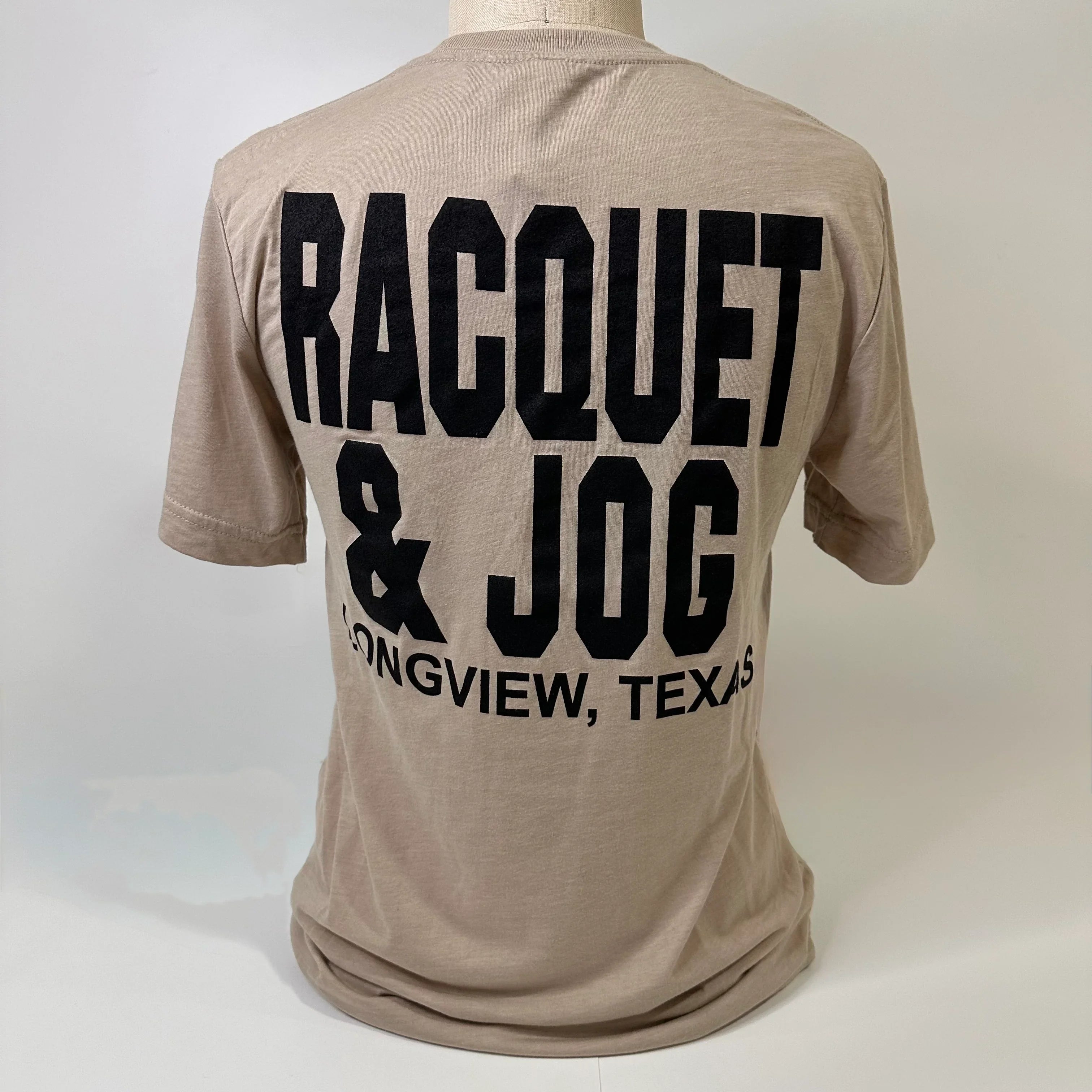 Racquet & Jog Old School Tri-Blend Tee (Short Sleeve)