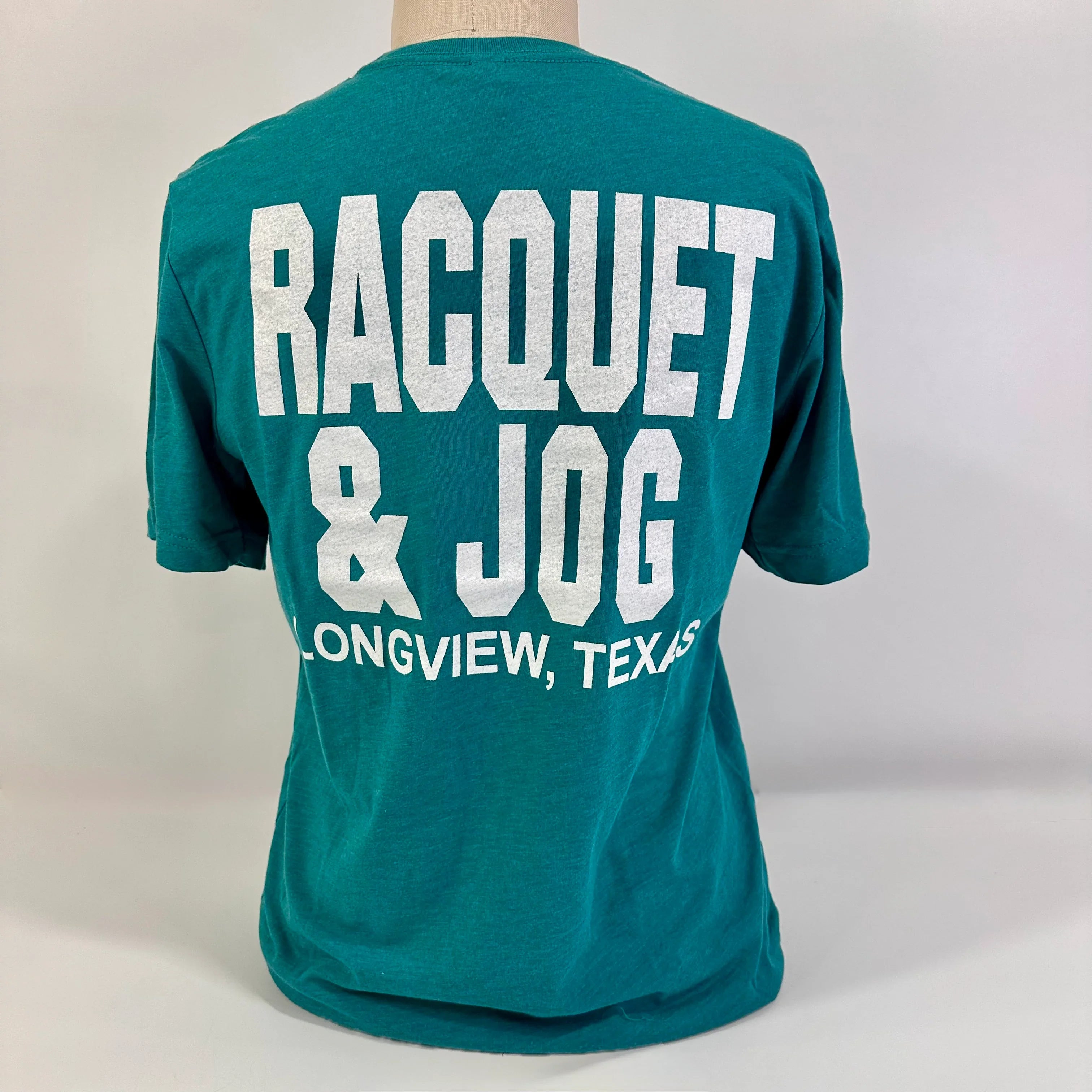 Racquet & Jog Old School Tri-Blend Tee (Short Sleeve)