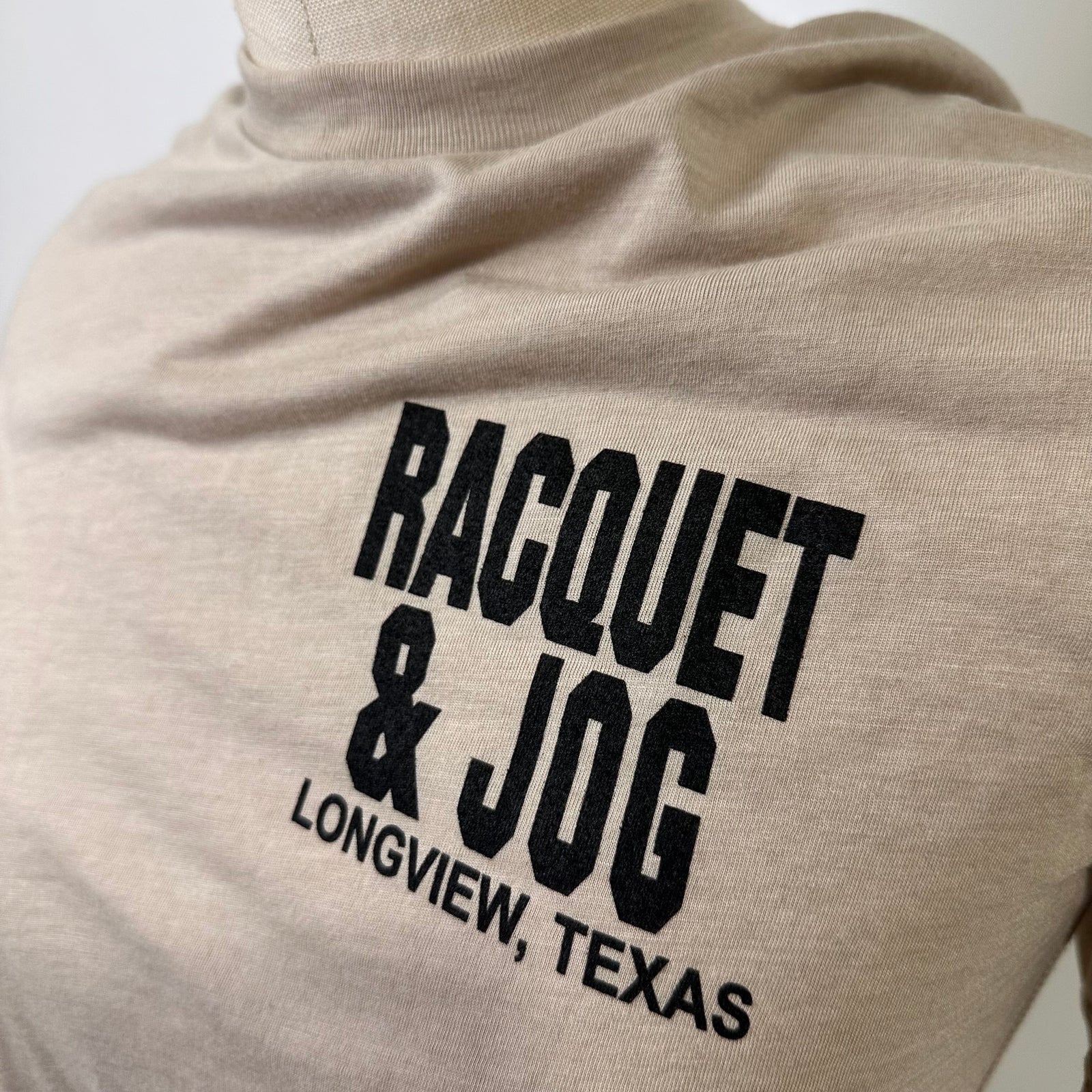Racquet & Jog Old School Tri-Blend Tee (Short Sleeve)