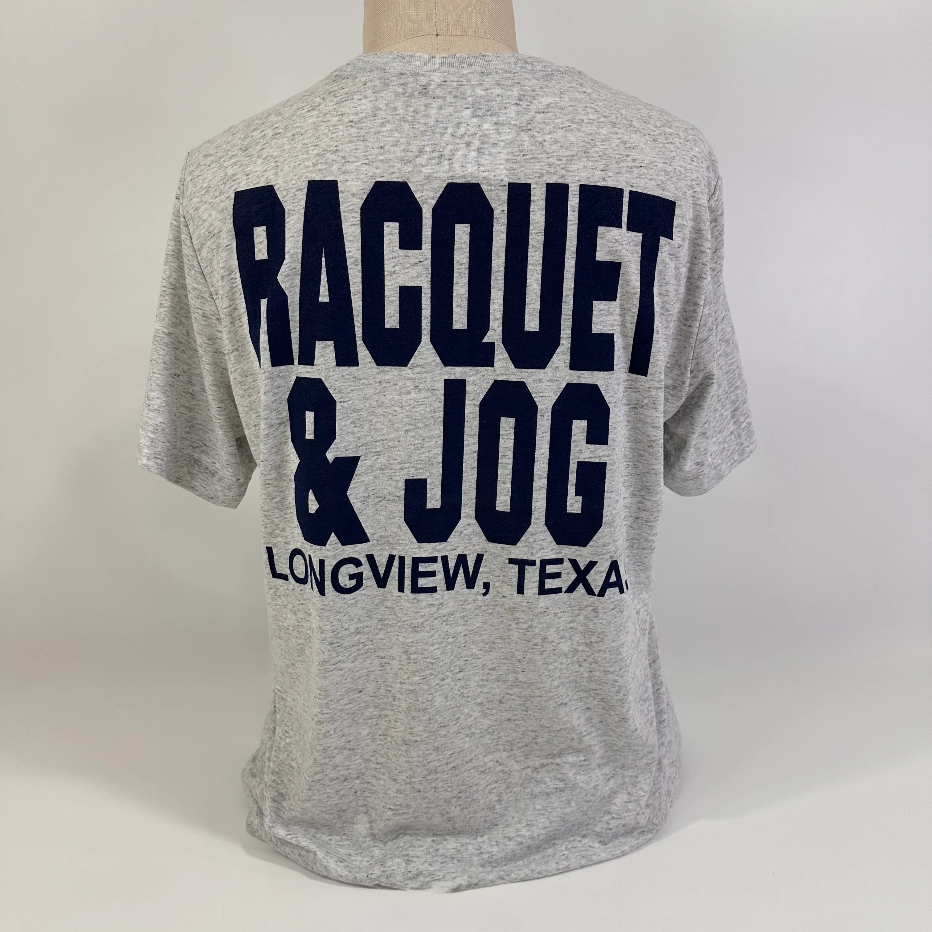 Racquet & Jog Old School Tri-Blend Tee (Short Sleeve)