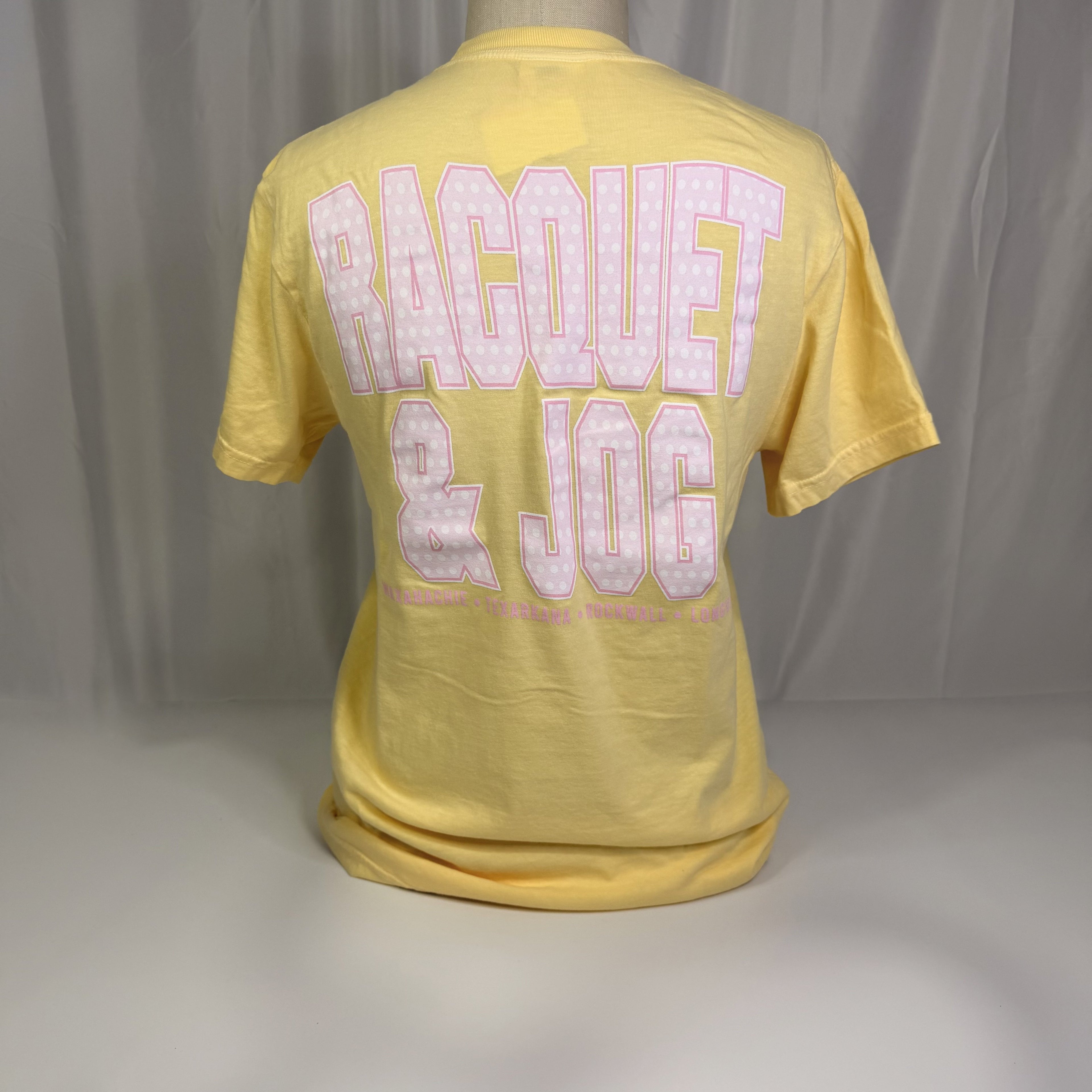 Racquet & Jog Old School Polka Print Tee